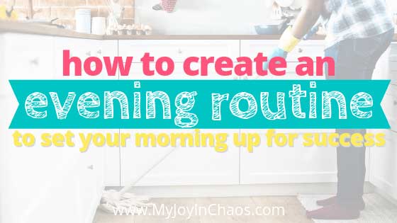  how to create an evening routine 
