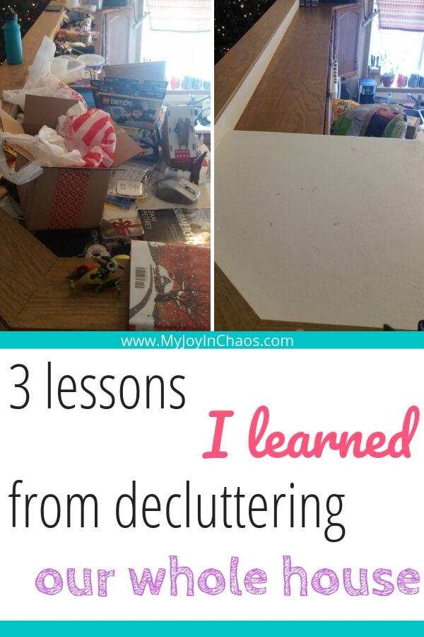  What is clutter and how does it happen? Find the answers and discover the three lessons I learned from decluttering our whole house. 