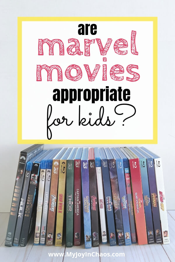  Are marvel movies appropriate for kids? All the movies are rated pg-13 and contain language and situations that aren’t suited for a younger audience. What age should kids watch the Marvel movies? 