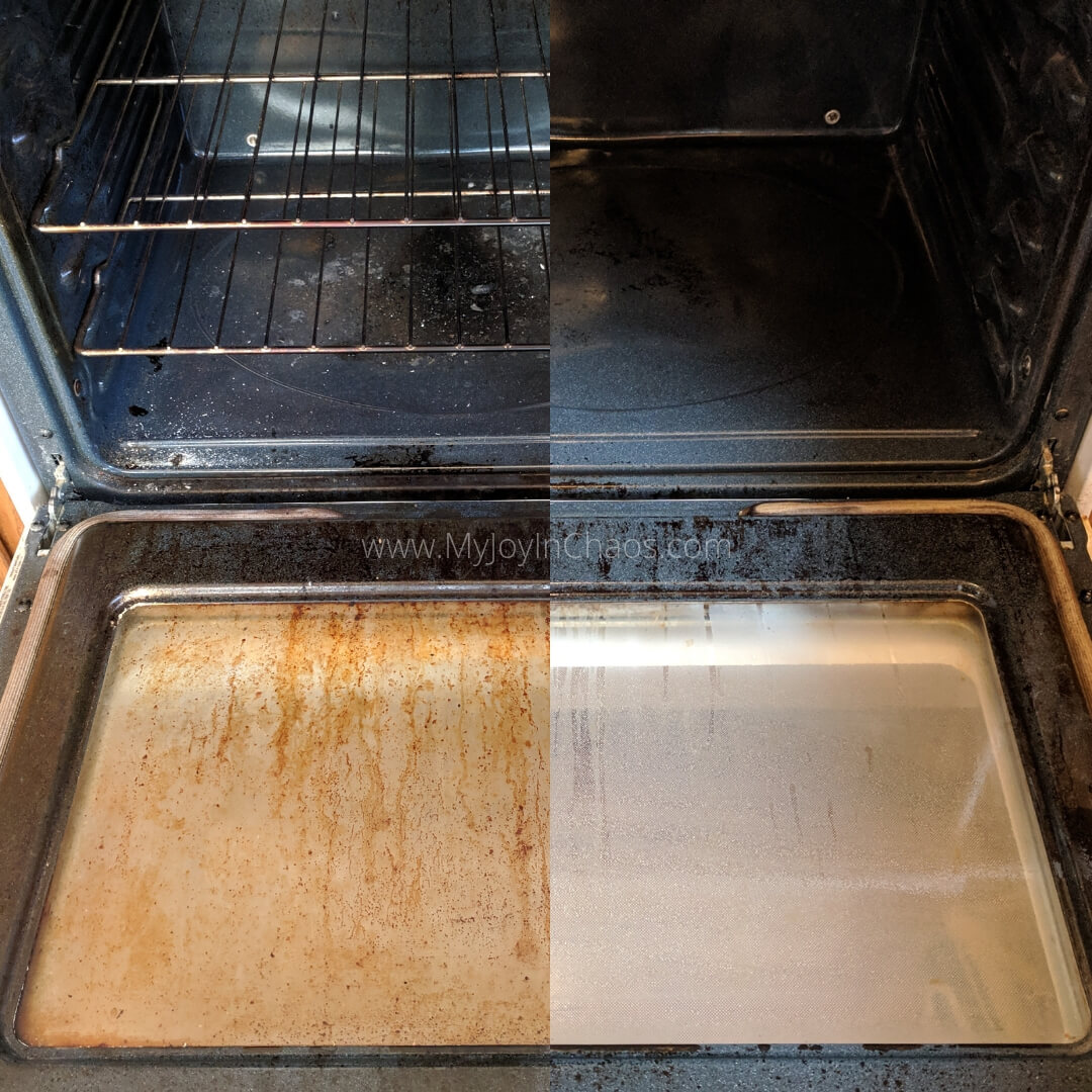  Easily remove baked on grease from inside your oven using only one chemical free cleaner! | My Joy in Chaos 