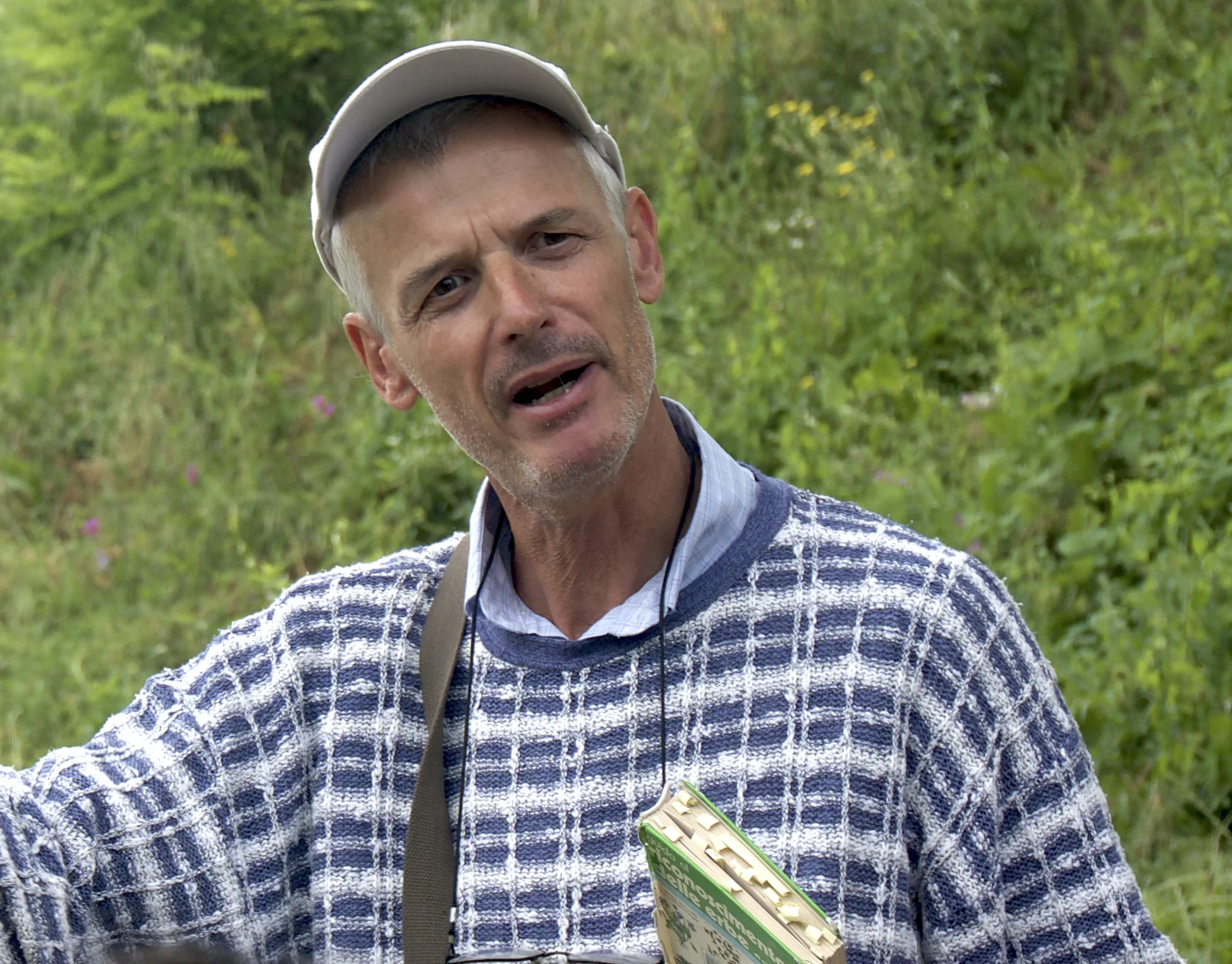 Local biologist, Enrico Rivella, who selected Rivetto winery as a case study research project for biodiversity in the Langhe. 