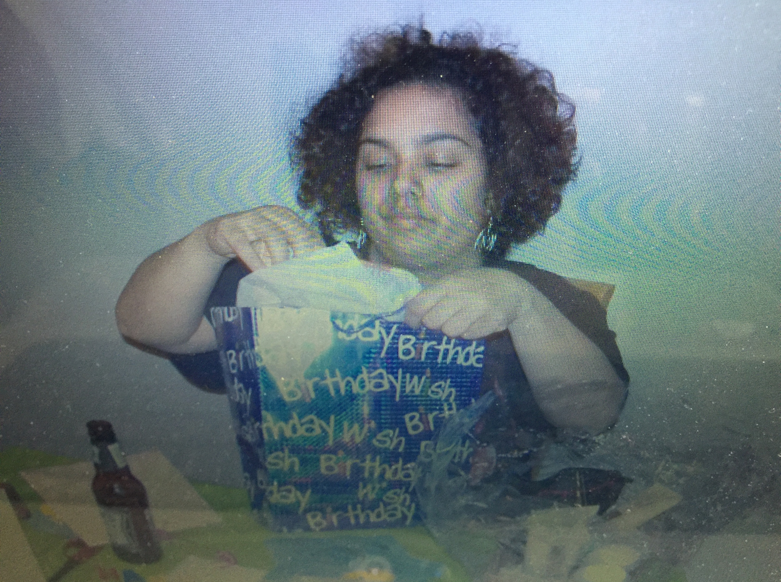 One of my birthdays before I embraced health and healing. My face looks a bit extra round, probably that darn Prednisone. P.S- Don't think that was my beer. lol! 