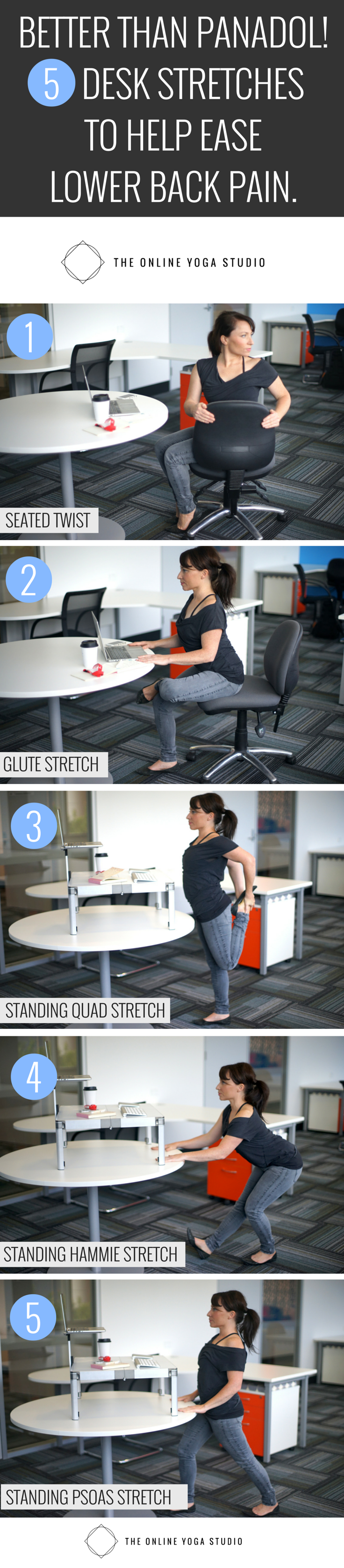 Better Than Panadol 5 Simple Desk Stretches To Help Ease Lower