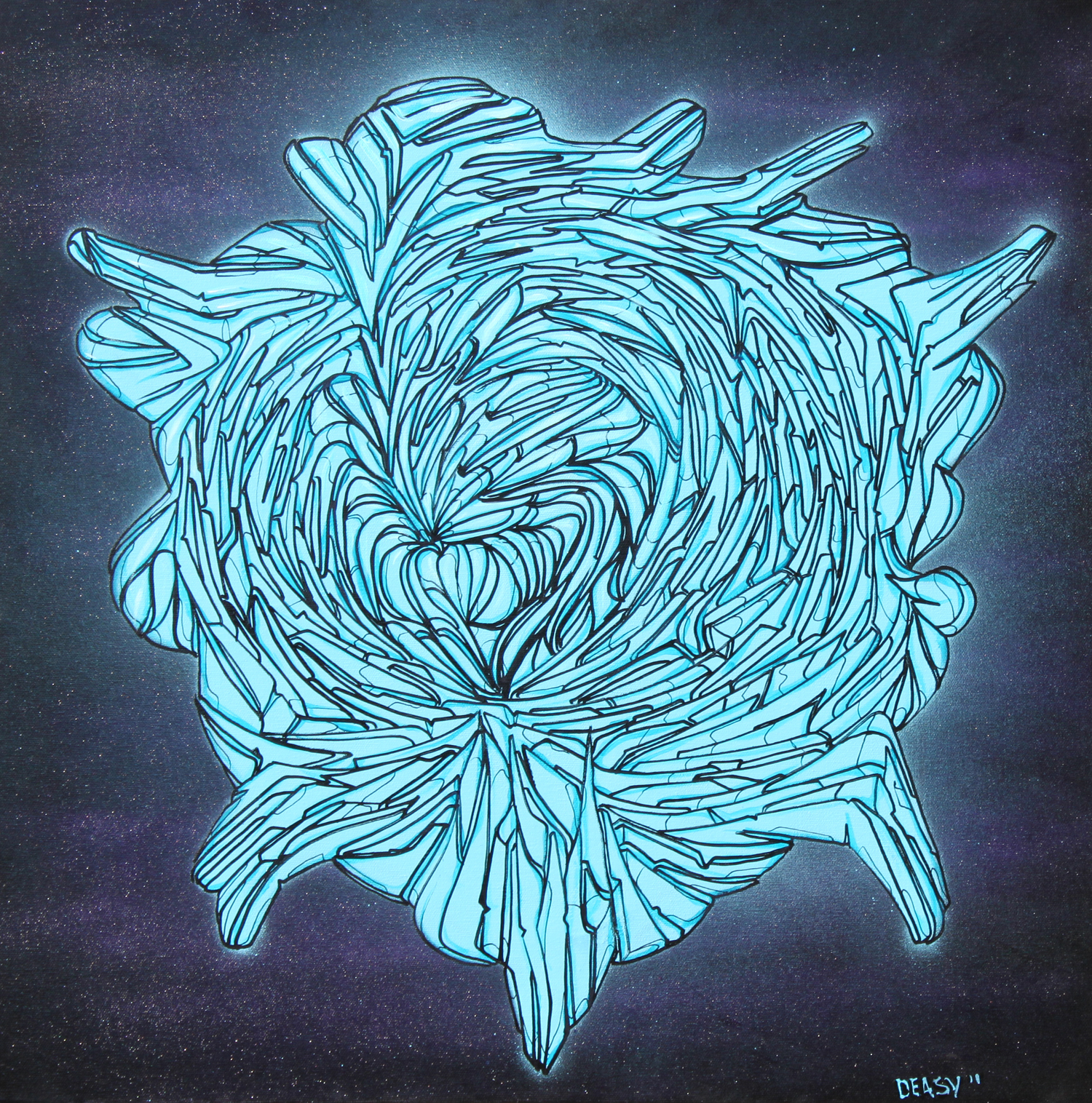  Live Painting from Ritual at Temple Club, San Francisco. 2011