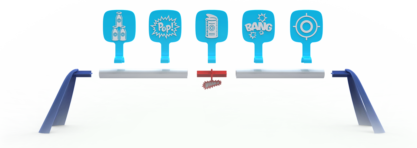 Pop-Bang Target game.