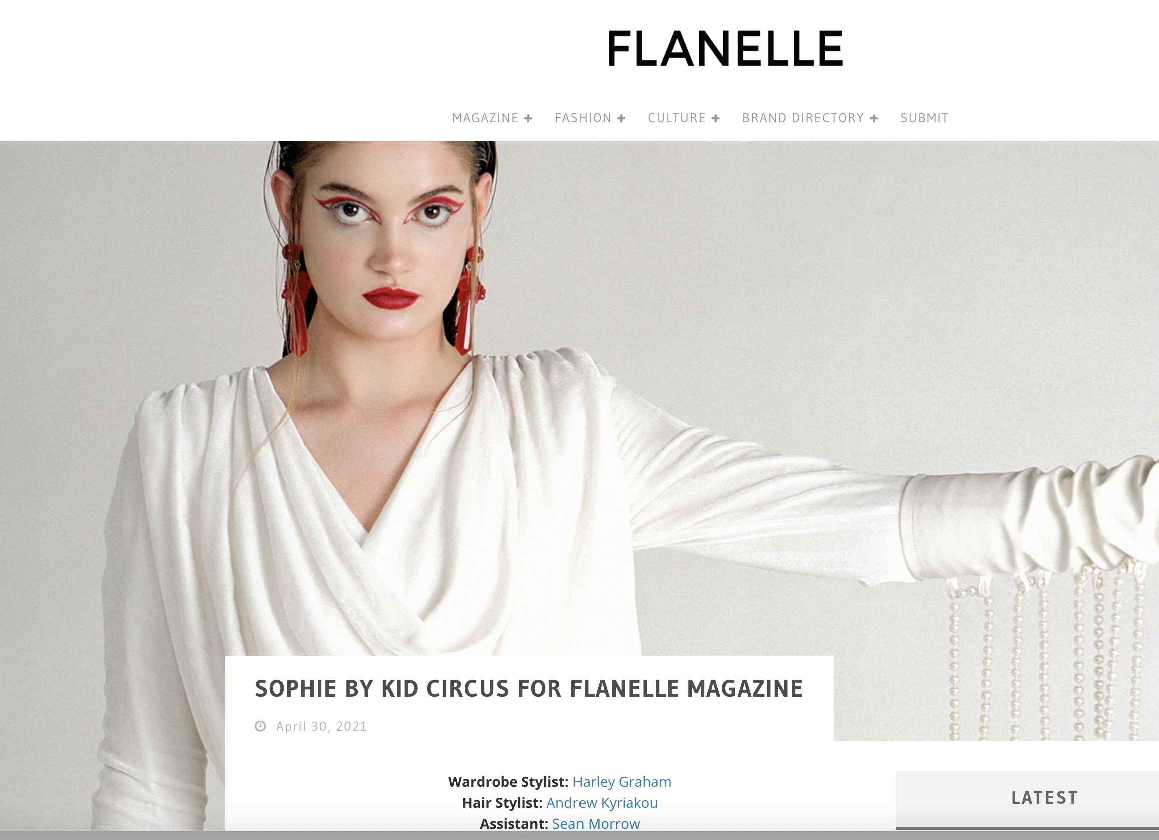 Flanelle Magazine Feature