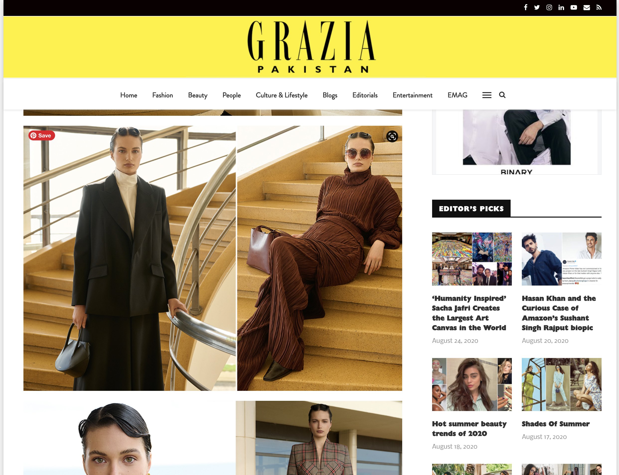 GRAZIA PK feature