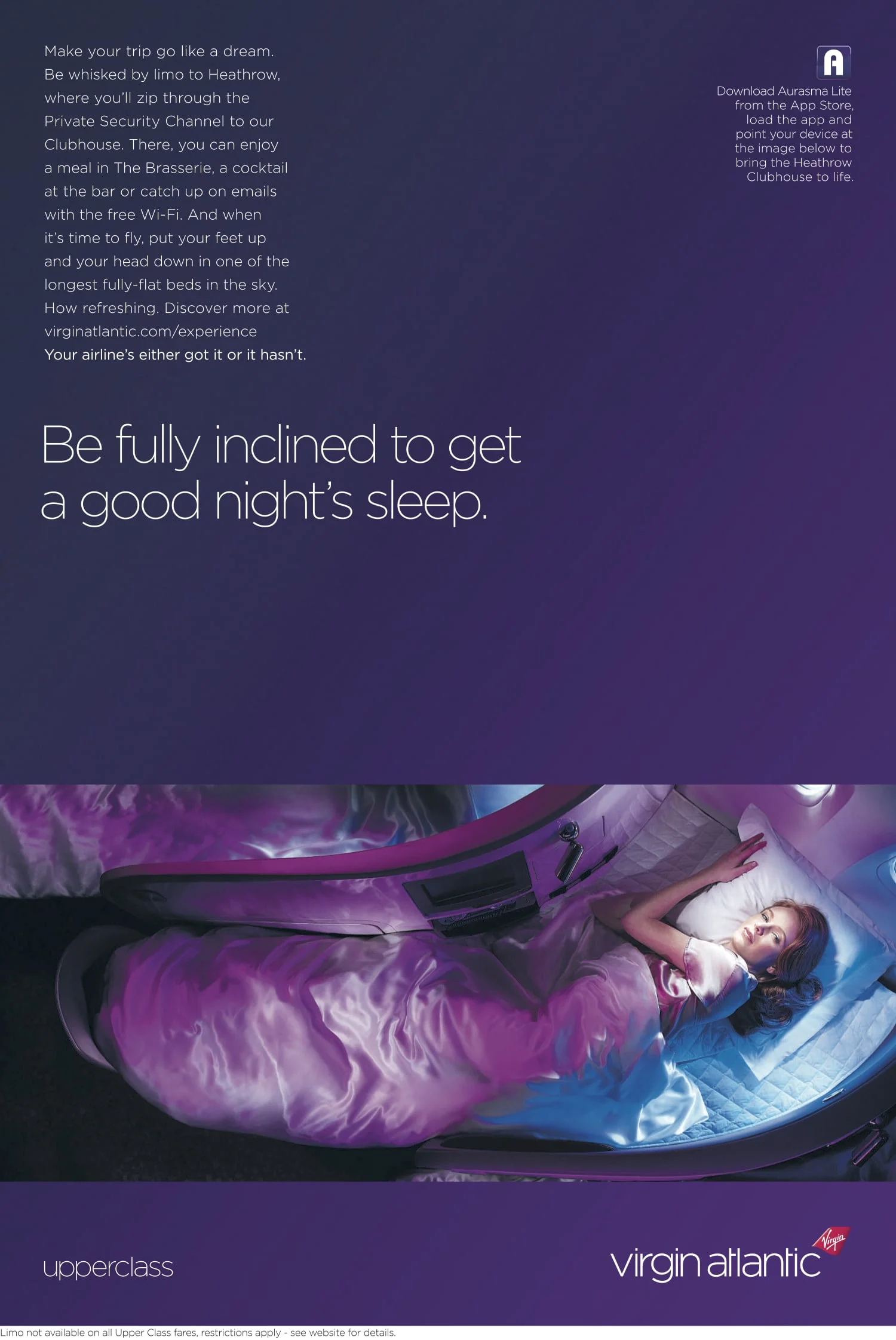 Virgin Atlantic Upper Class Press