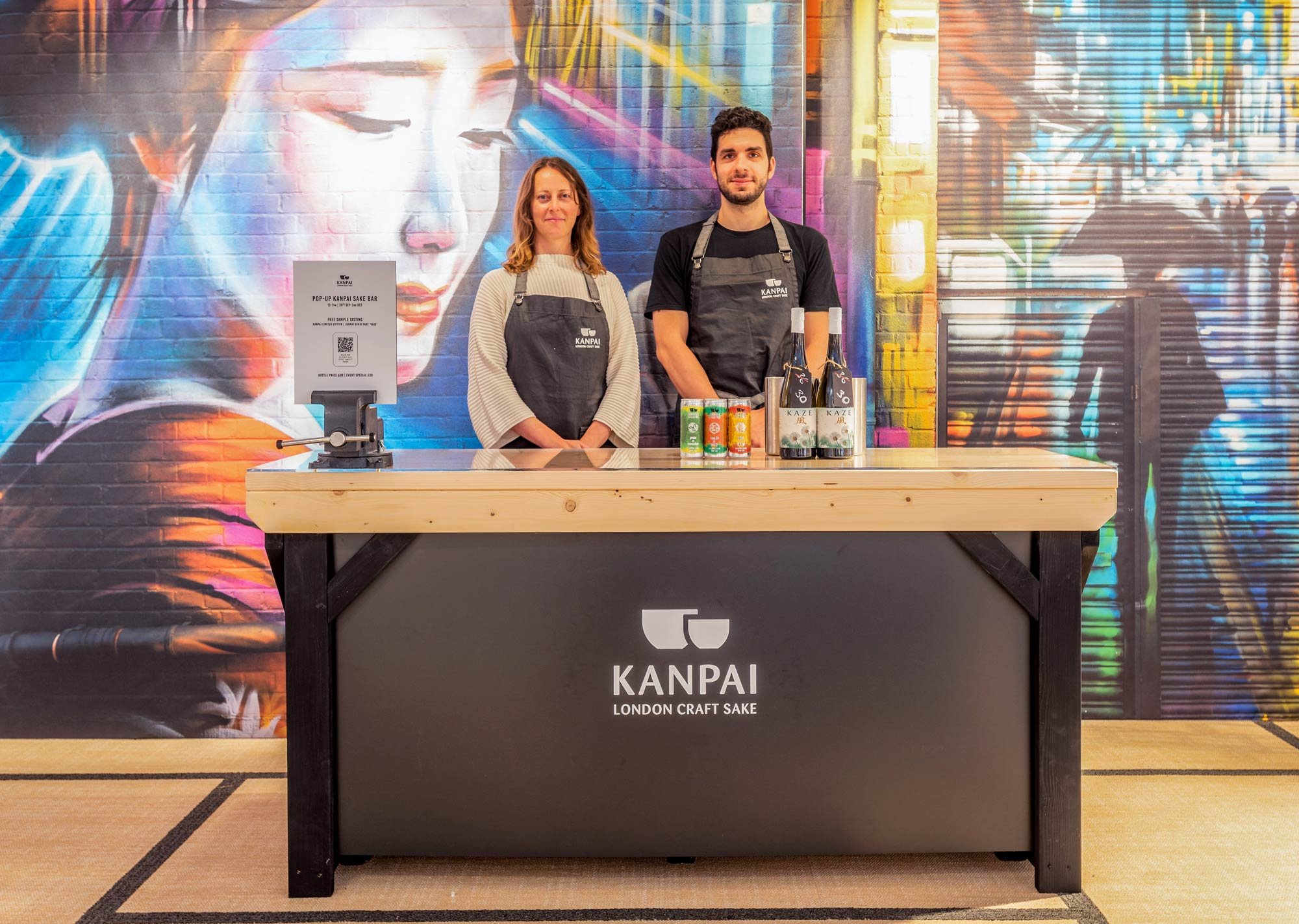 Kanpai Sake bar brand activation photography London