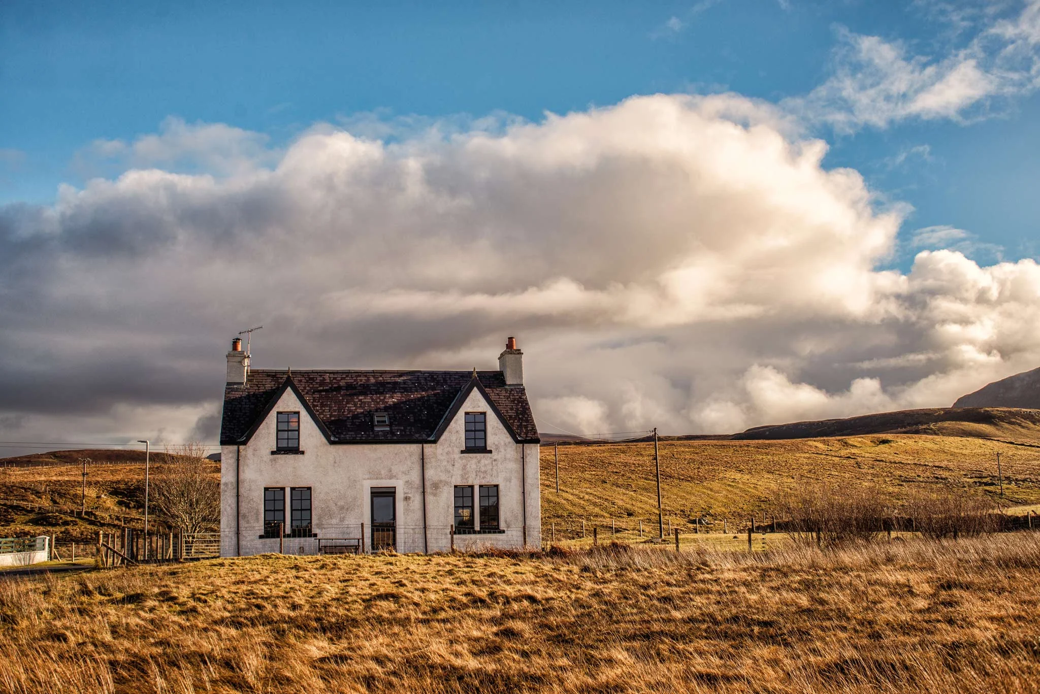 Airbnb  H ouse at Kilmuir - Skye. Image © Dean Wright Photography