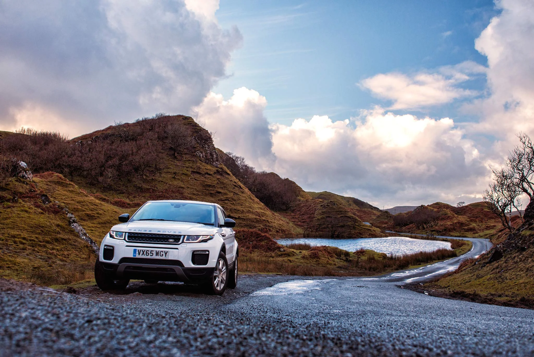 Land Rover Evoque - Fairy Glen, Skye. Image © Dean Wright Photography