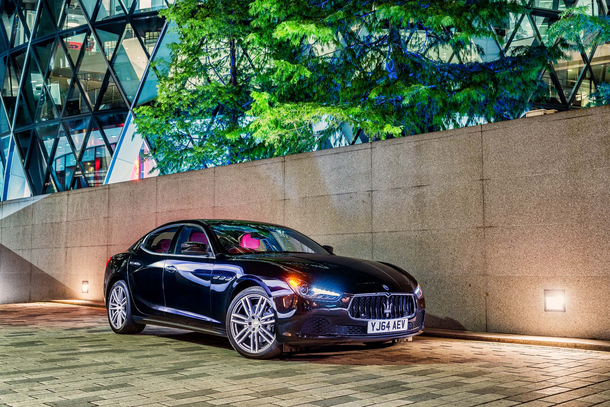 Maserati Ghibli Gherkin City of London