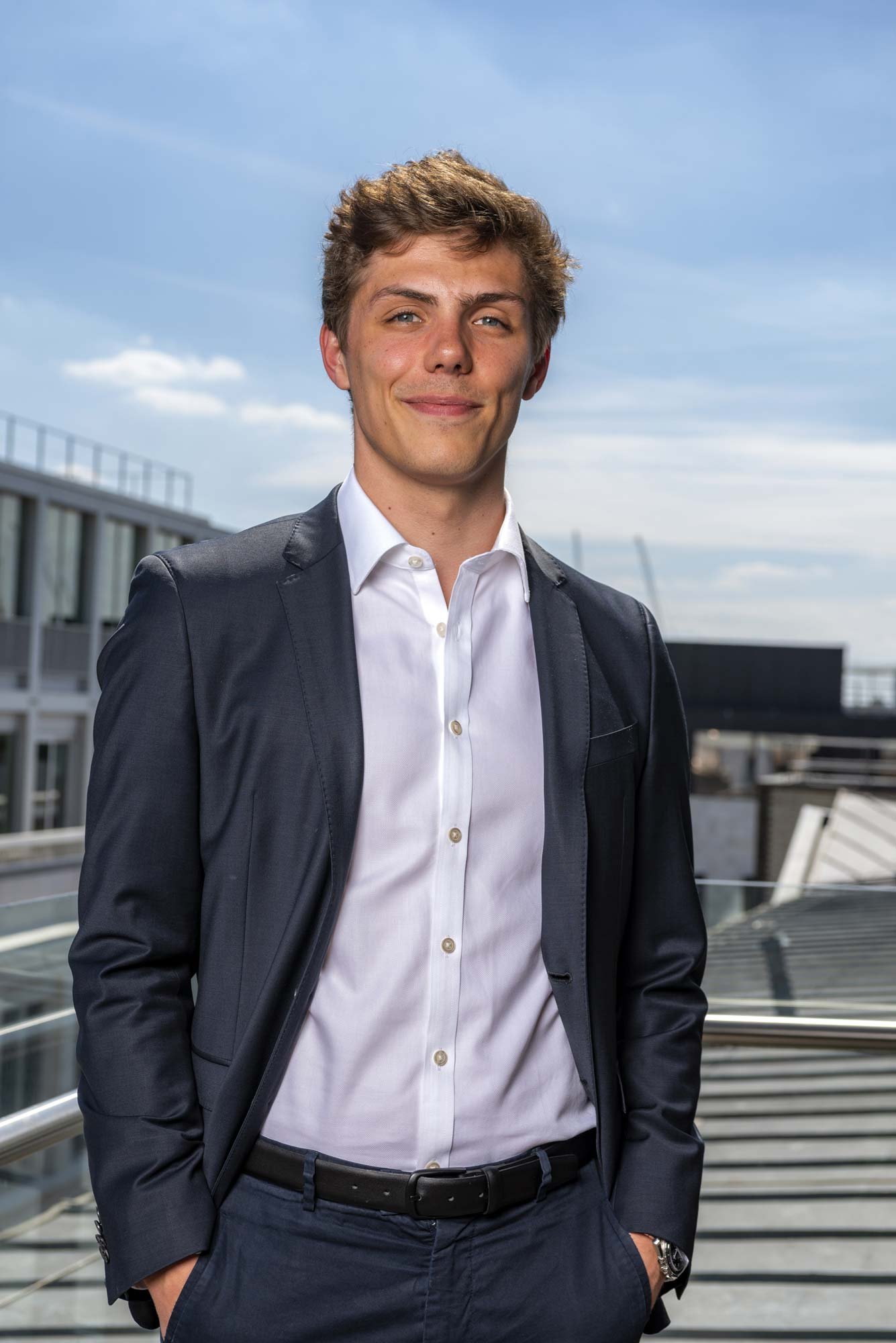 Outdoor Corporate Portrait – Roof Terrace