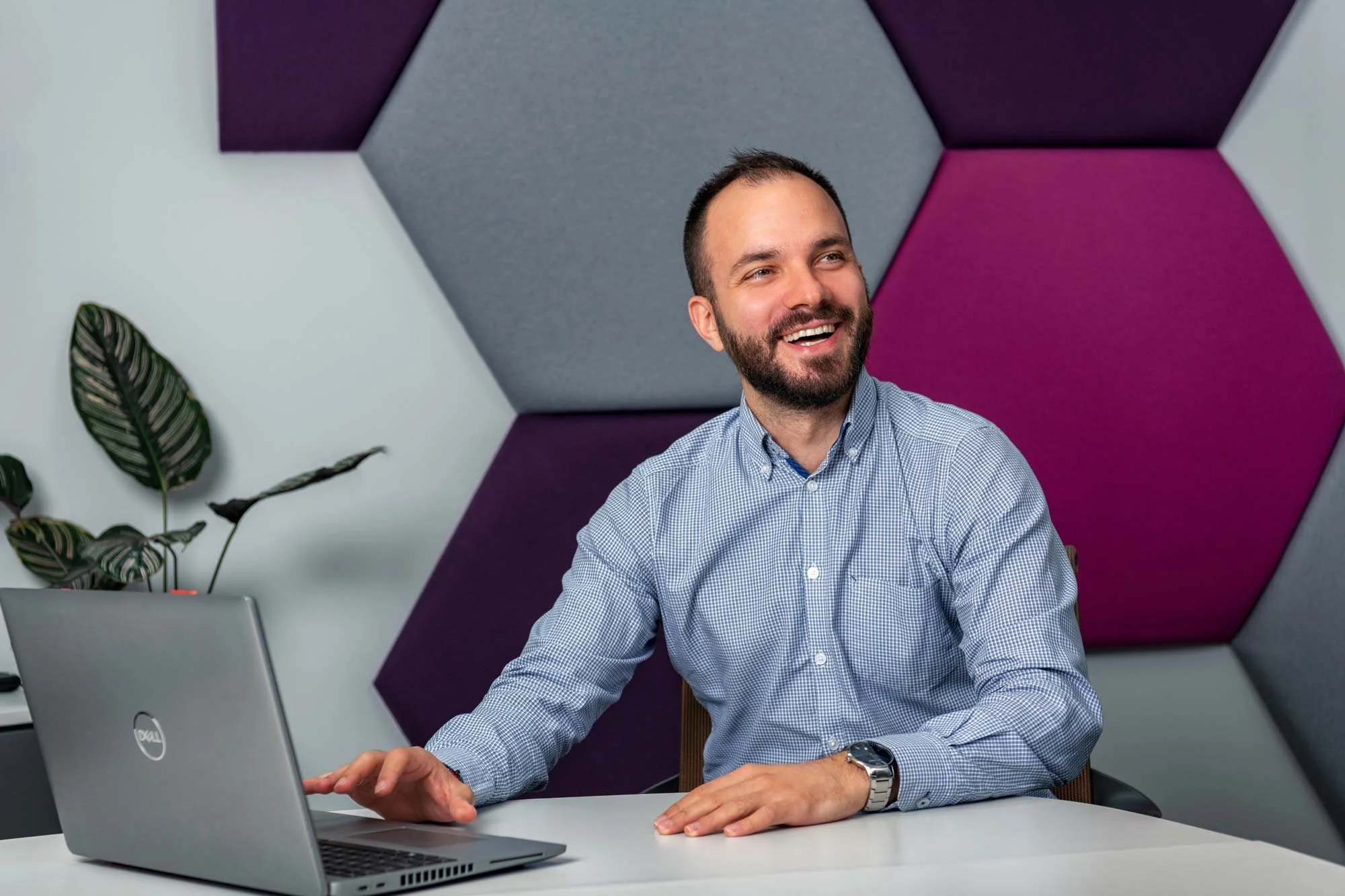 Natural Business Portrait – Laughing