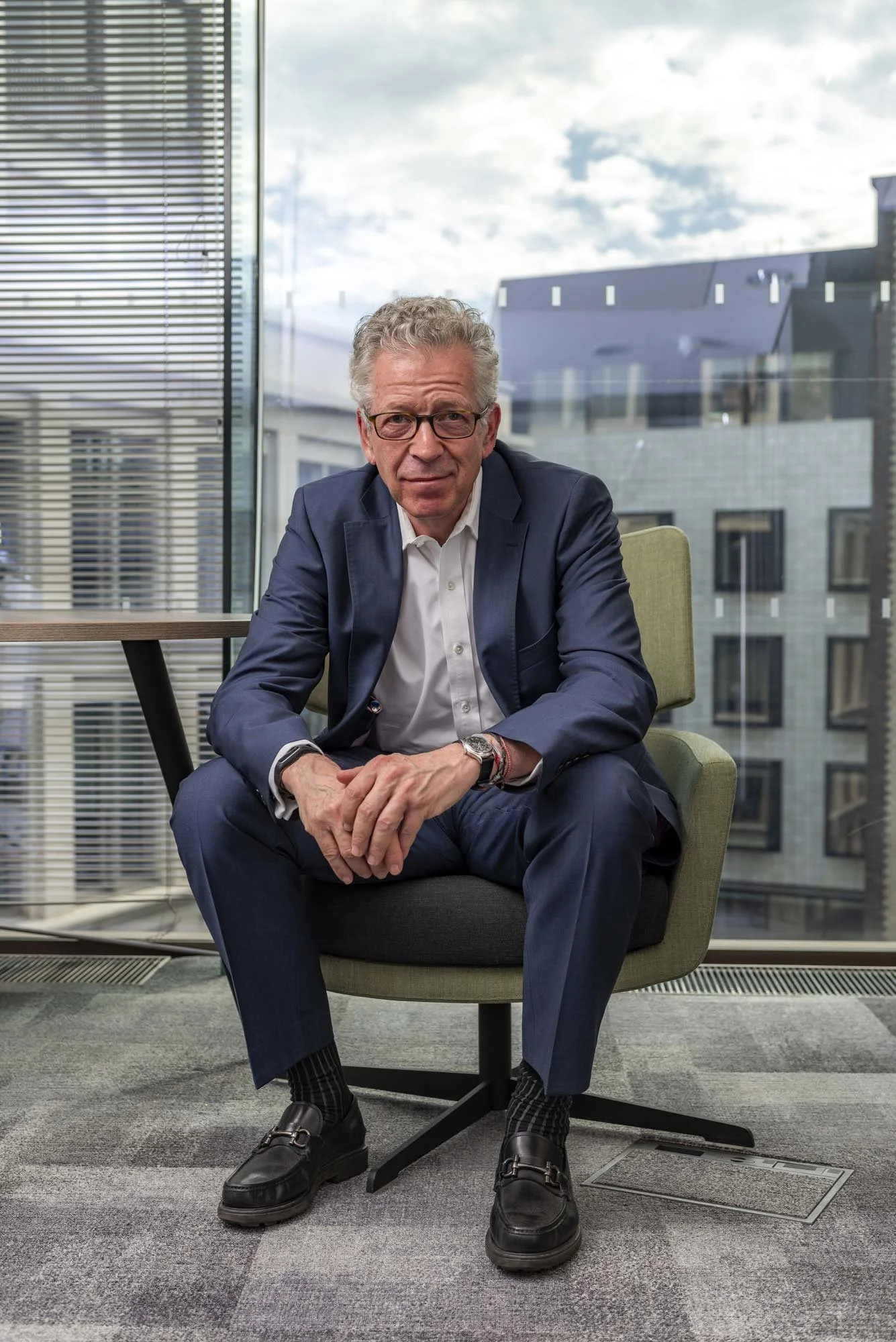 On-Location Executive Portrait City View London – Corporate Headshot Photographer London