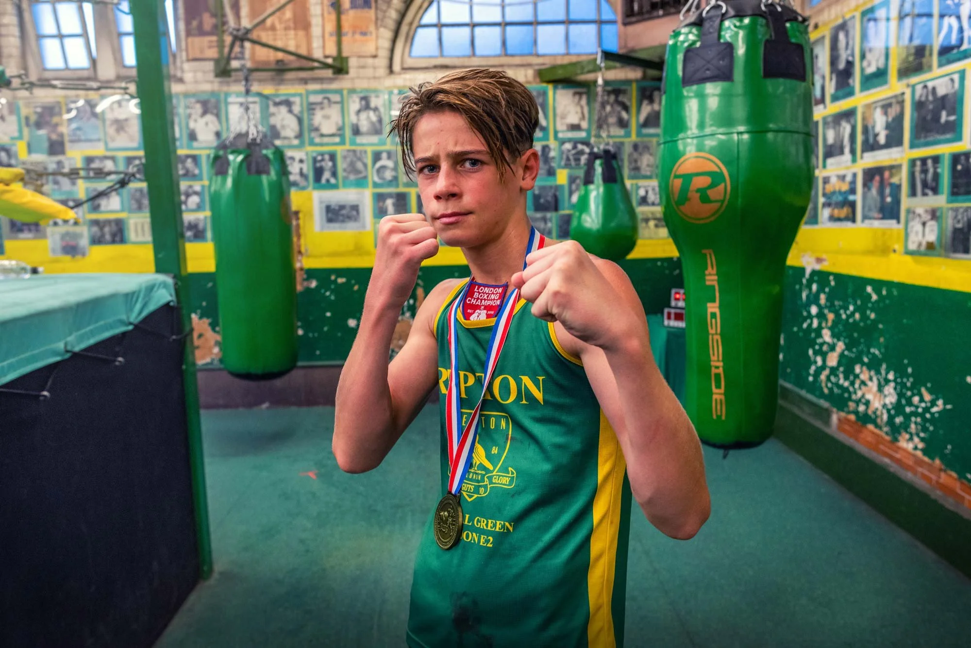Young Boxer Portrait – Gym