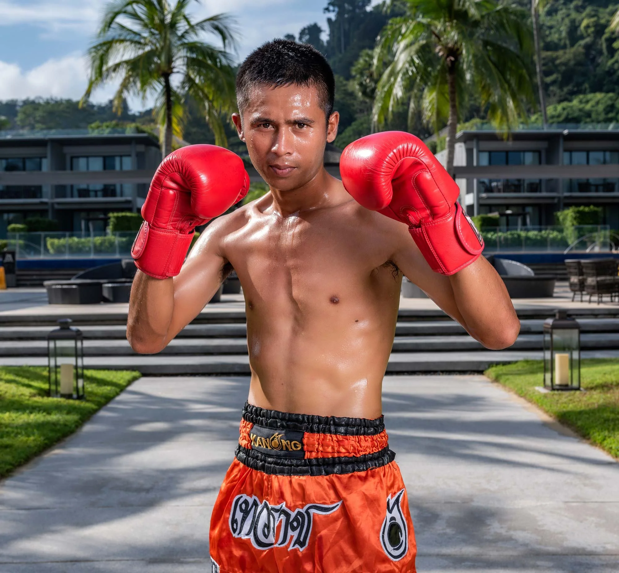 Thai Boxer Portrait – Resort