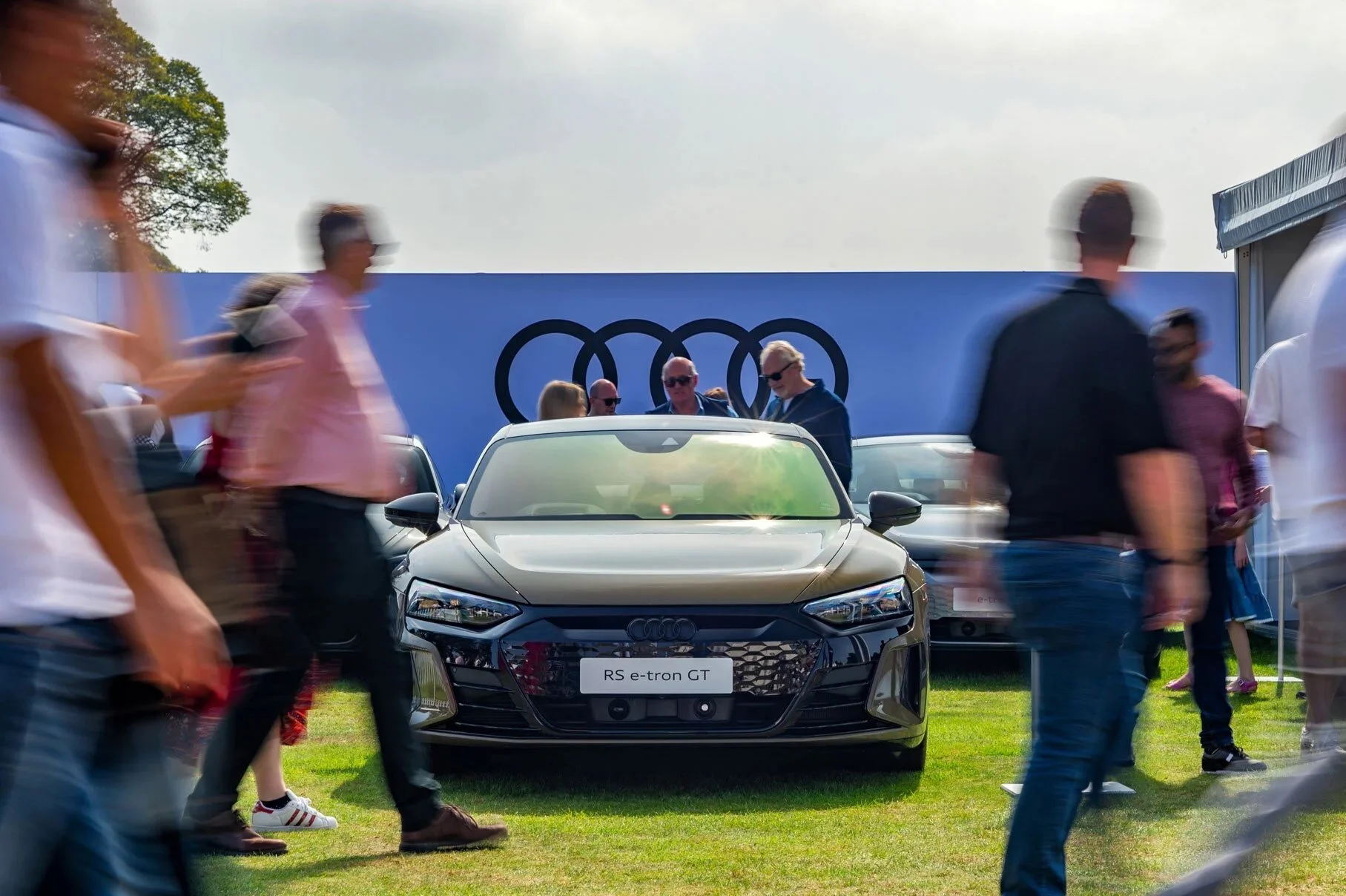 Audi Luxury Car Display at Outdoor Event – London Automotive Event Photographer