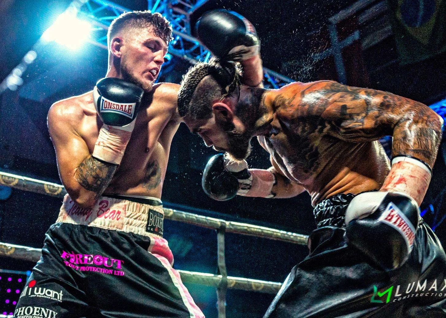 Intense Boxing Action Fight – London Event Photographer