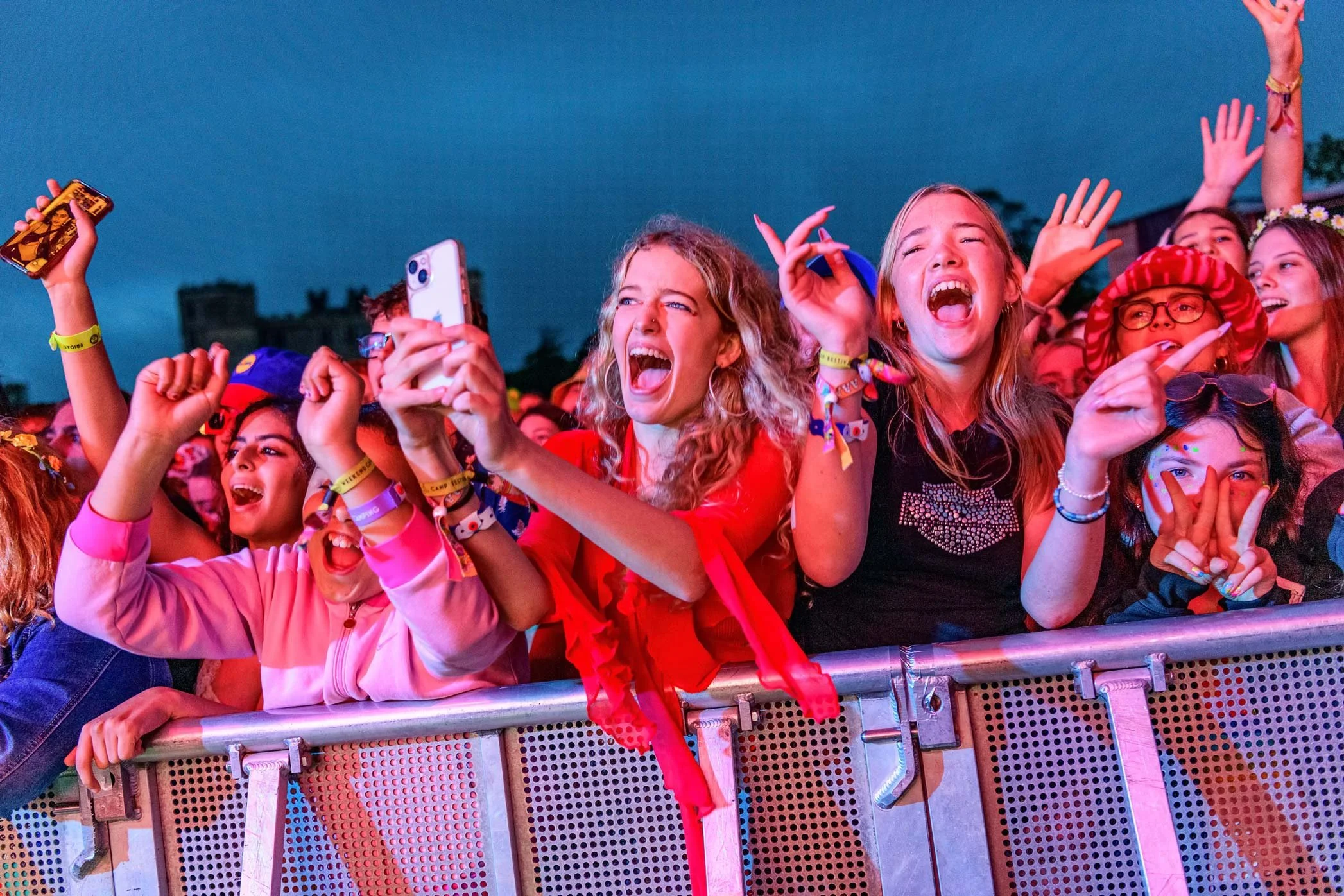 Festival Crowd at Night – London Festival Photographer