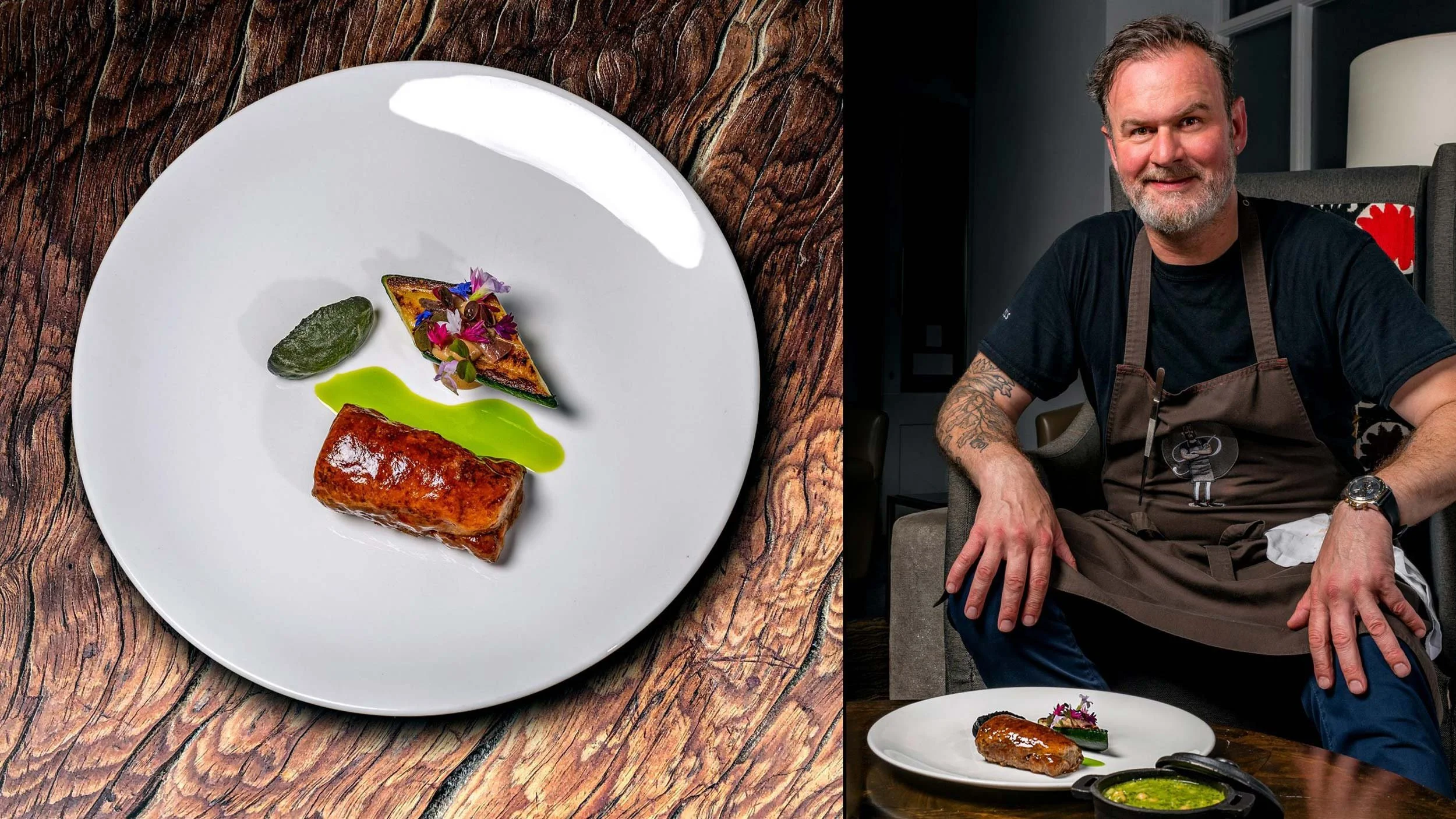 Glynn Purnell Chef Portrait at Event – London Event Photographer