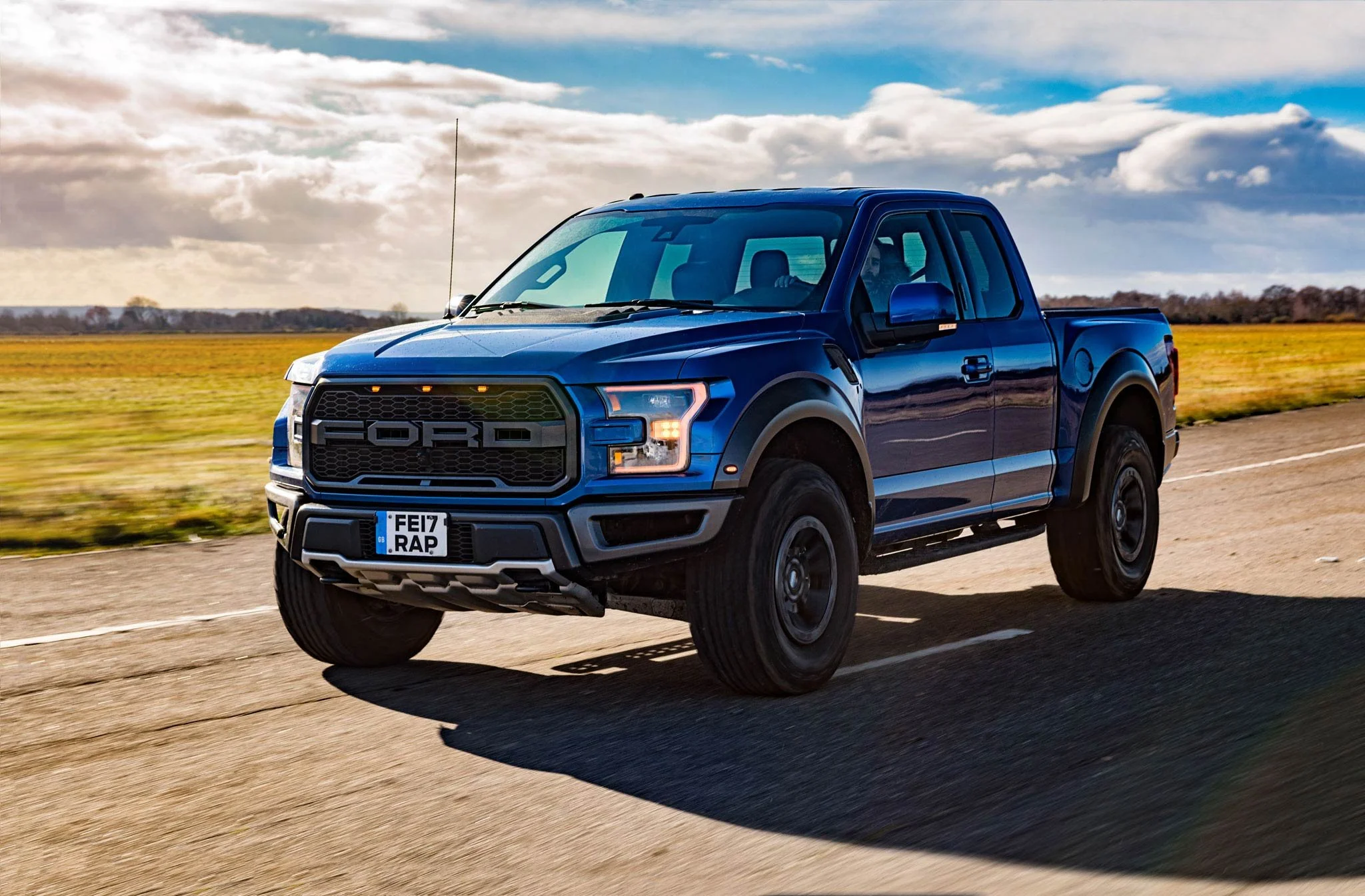 Ford Raptor Action Tracking Shot – London Automotive Photographer