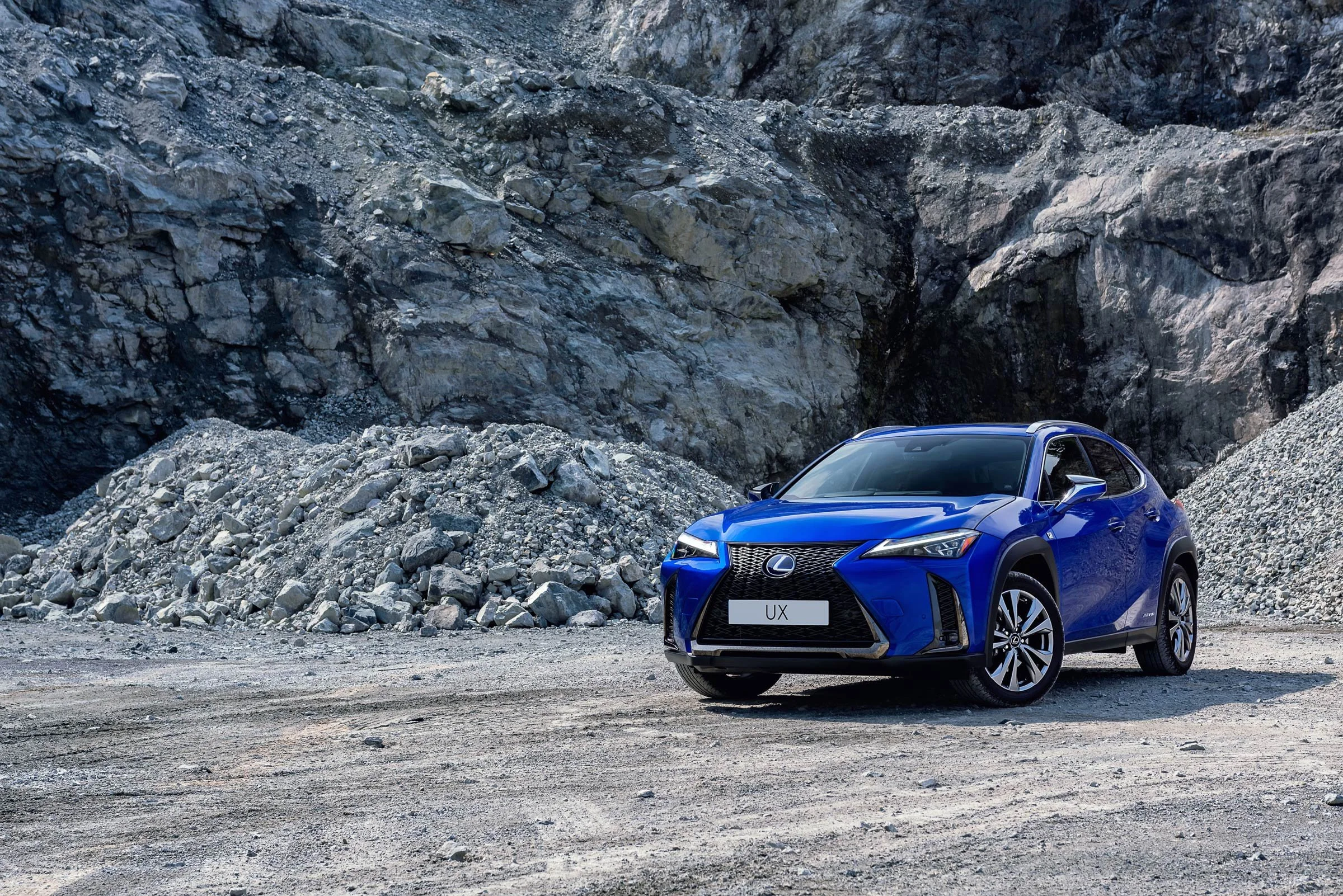 Lexus UX in Dramatic Quarry Landscape – London Luxury Car Photographer