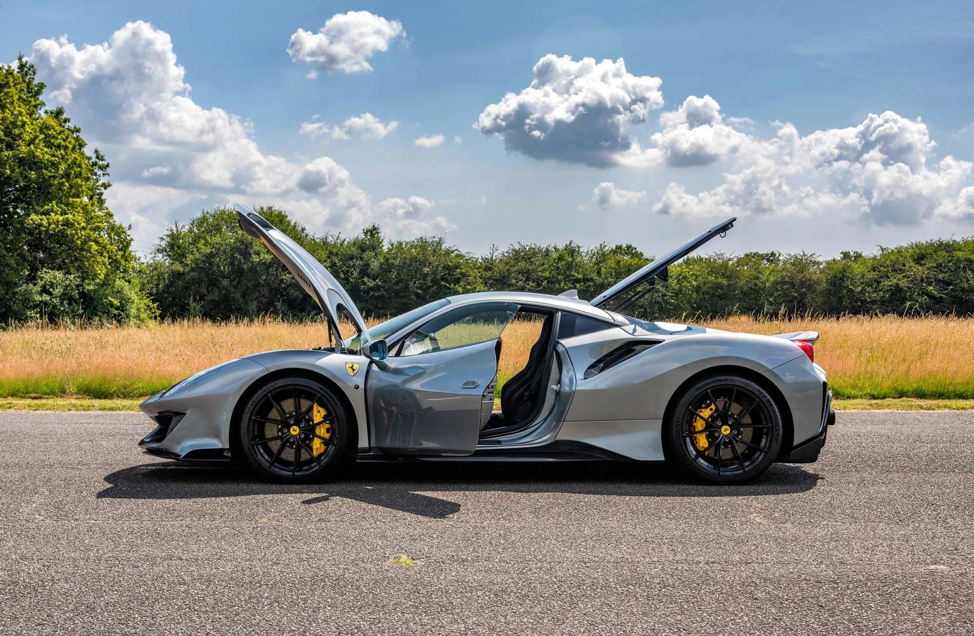Ferrari with Scissor Doors Open | London Automotive Photographer