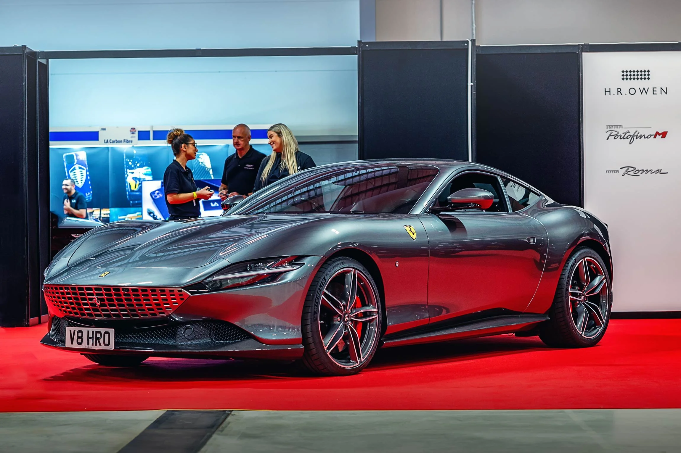 Ferrari at Car Show – London Automotive Event Photographer