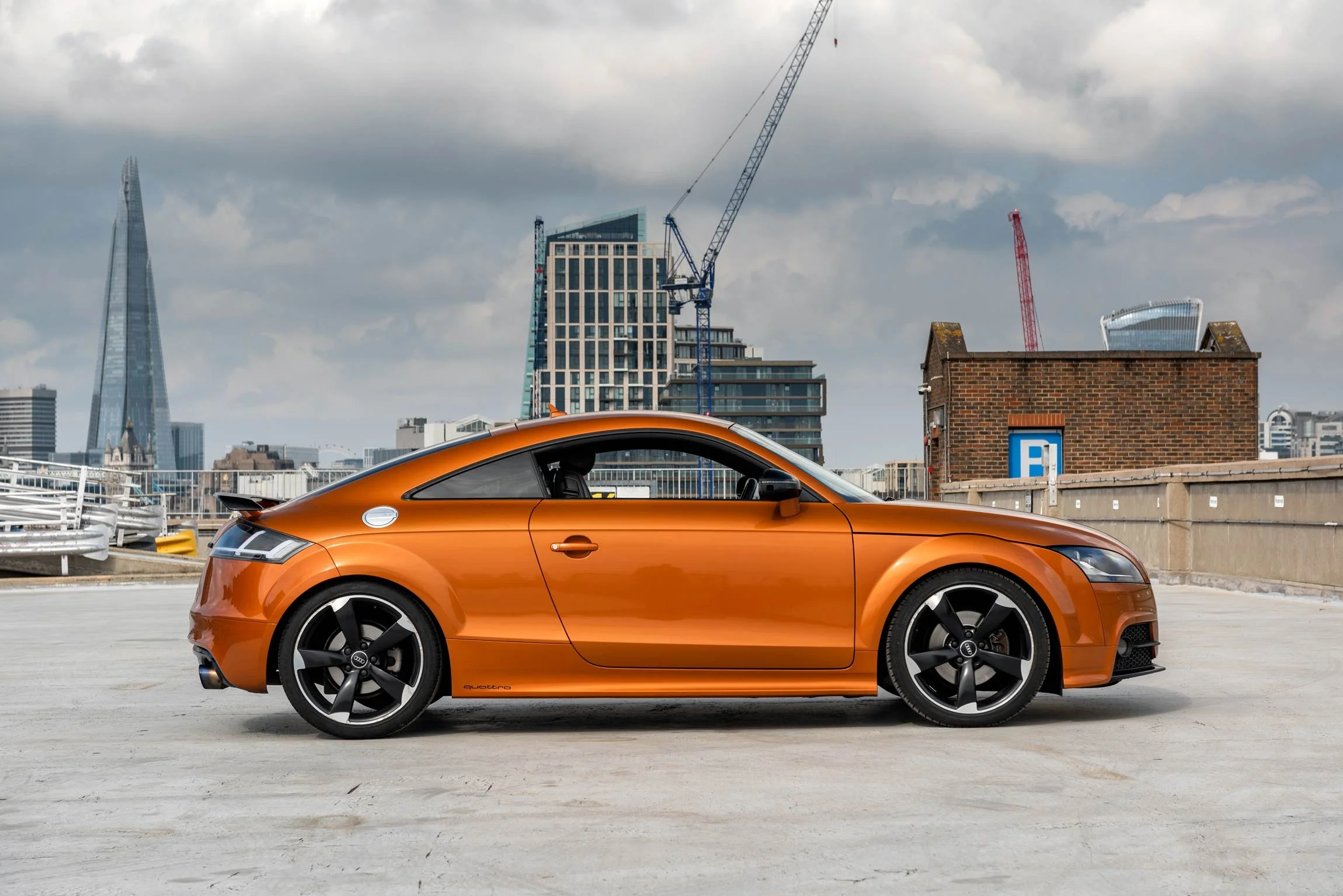 Turo Campaign – Orange Audi TT Side Profile | Advertising Campaign Photographer London