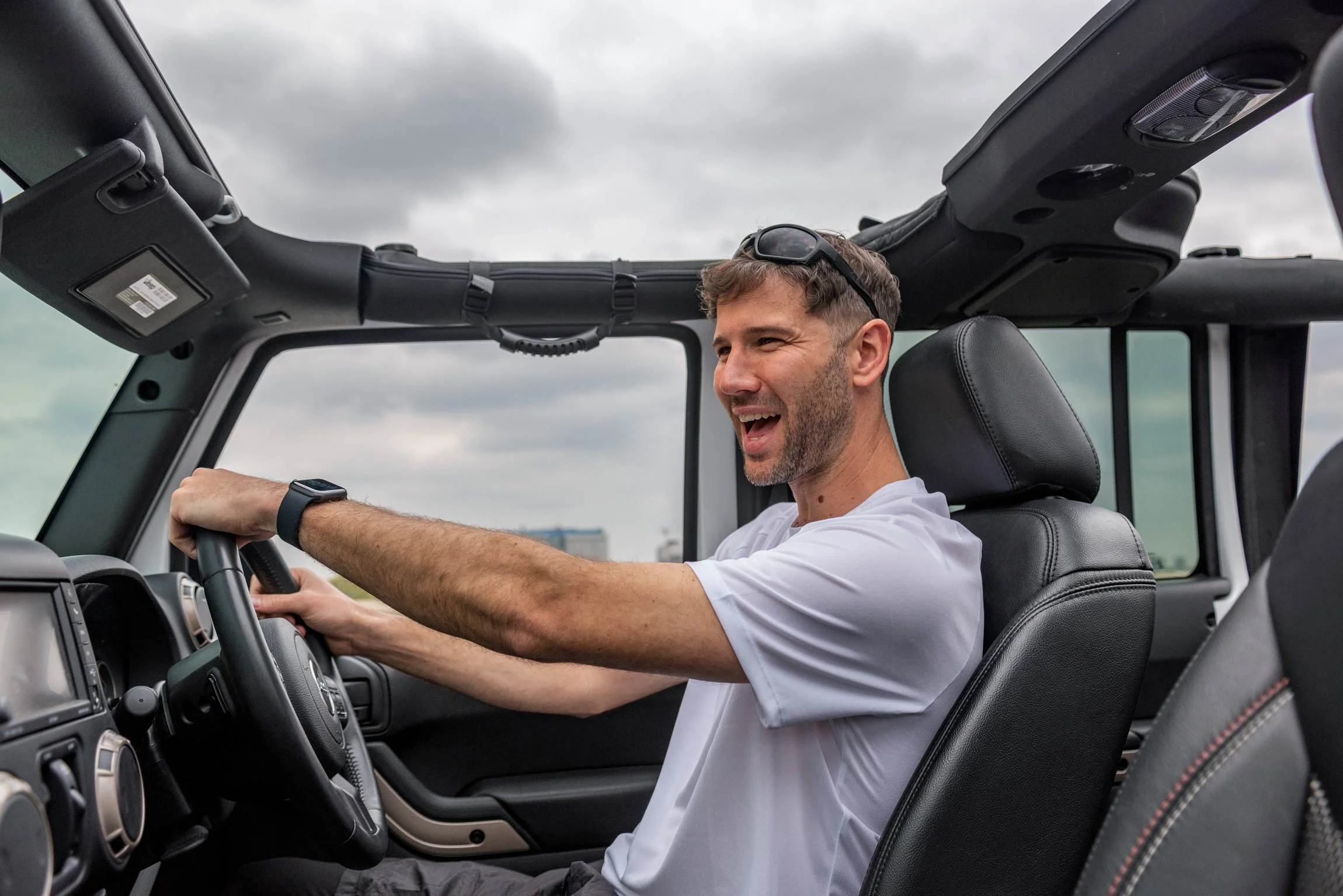 Turo Campaign – Man Driving Jeep Wrangler | Advertising Campaign Photographer London
