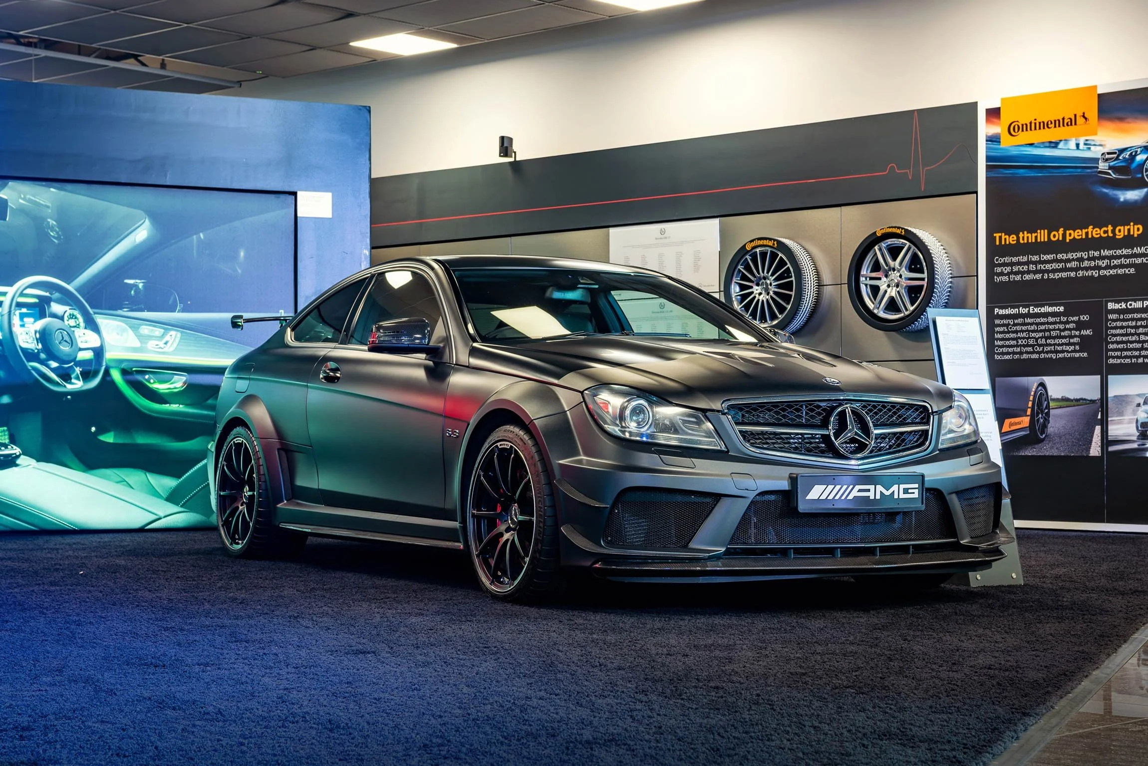 Mercedes-AMG Satin Grey Showroom Display – London Car Dealership Photographer