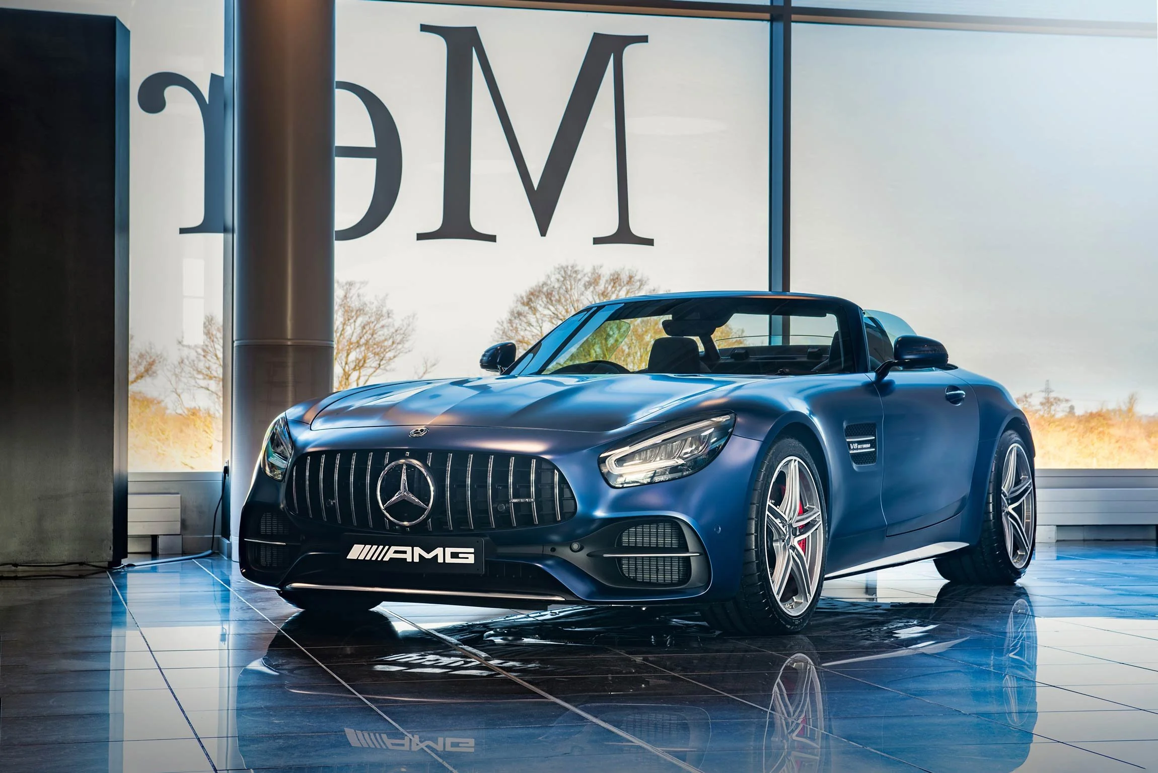 Mercedes-AMG GT Roadster Showroom Display – London Performance Car Photographer