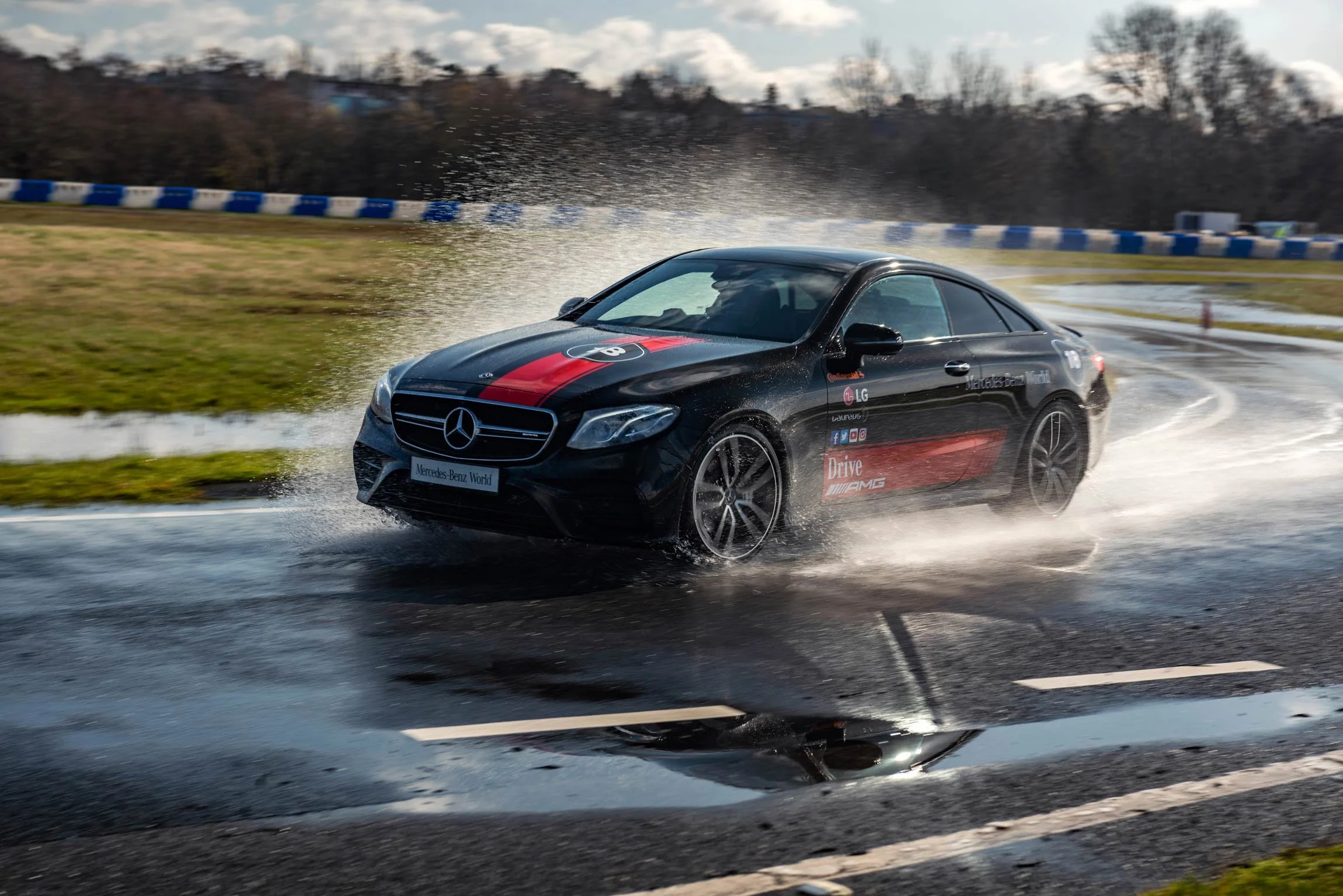 Mercedes-AMG E63 S Water Splash Action – London Performance Car Photographer