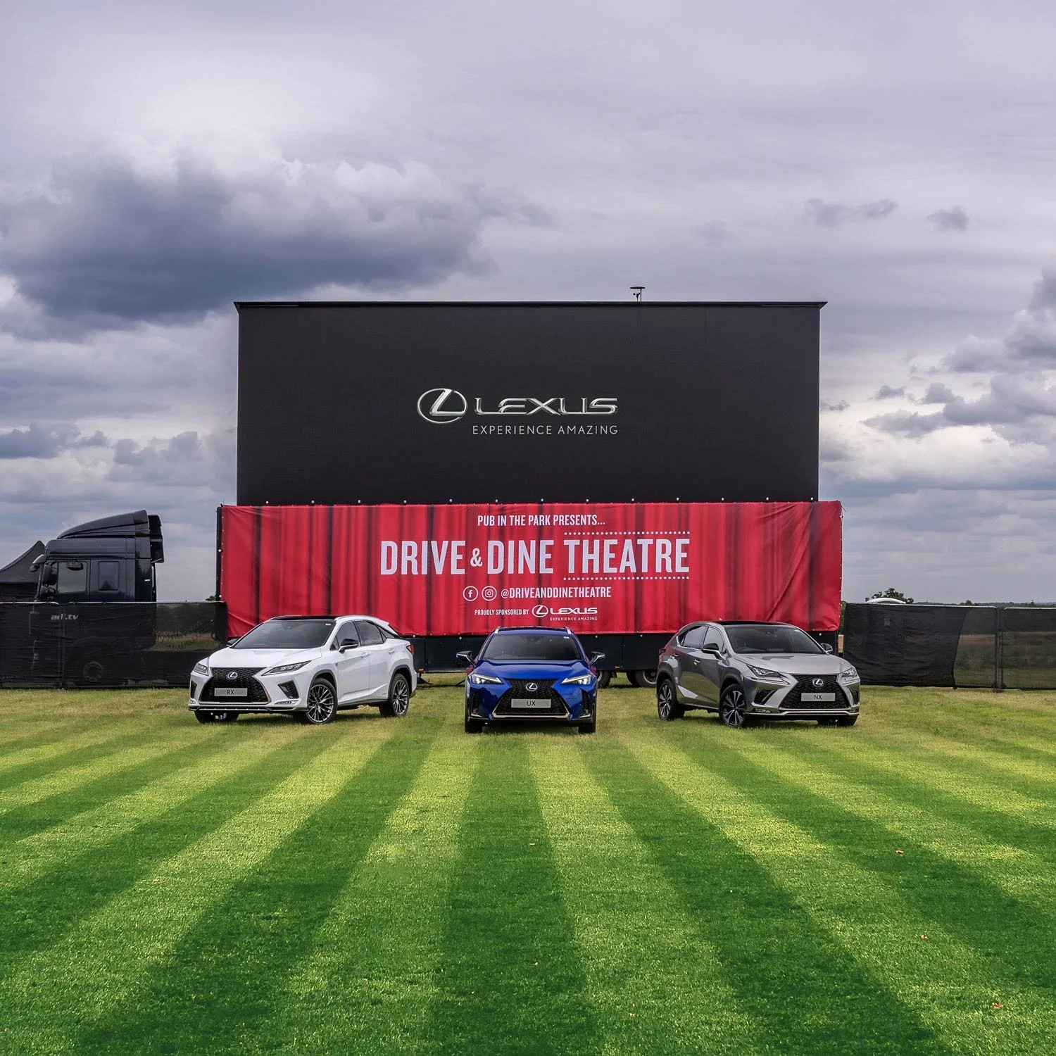 Lexus Drive & Dine Theatre brand activation event photography London