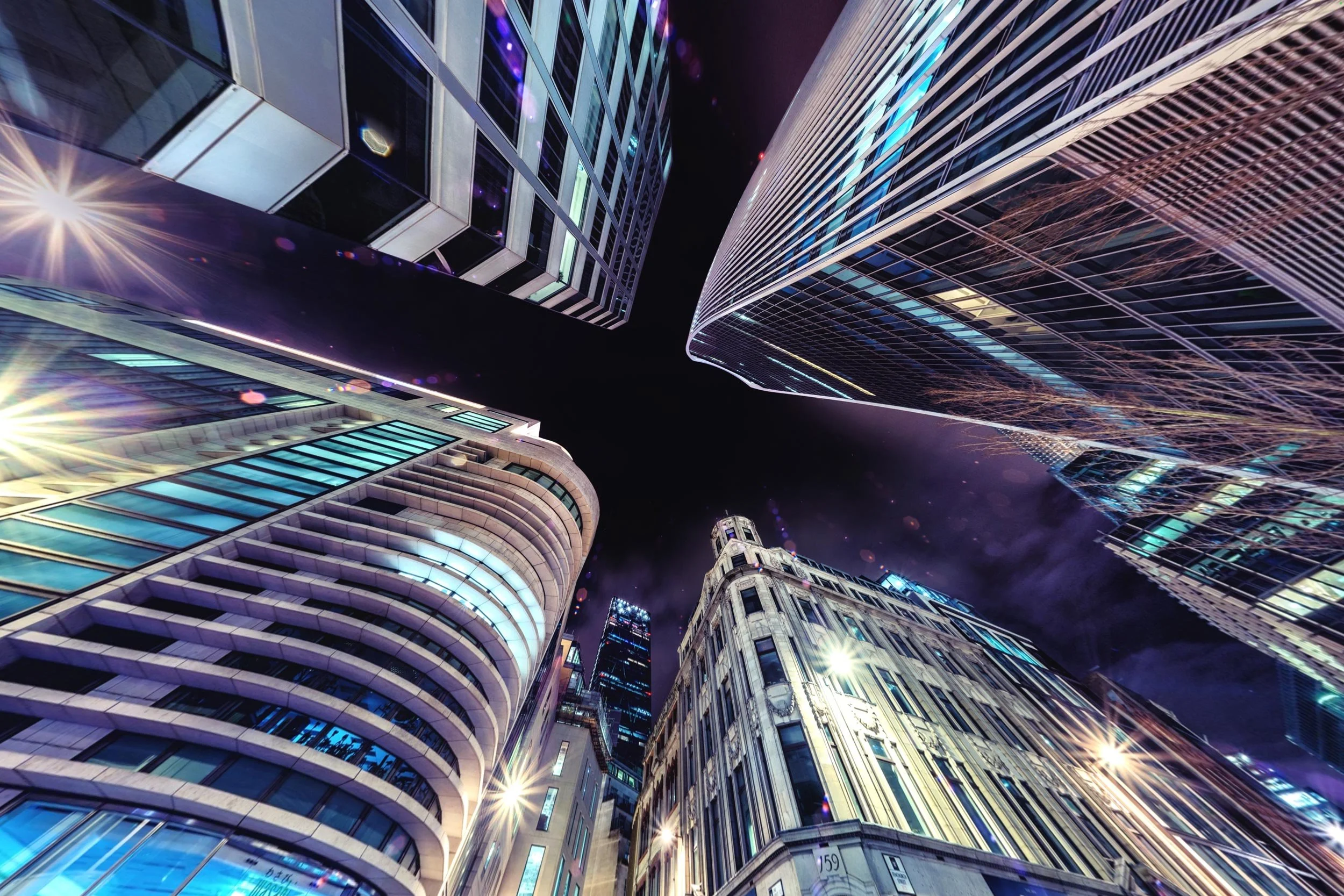 360 photography of the Walkie Talkie in London viewed from street level