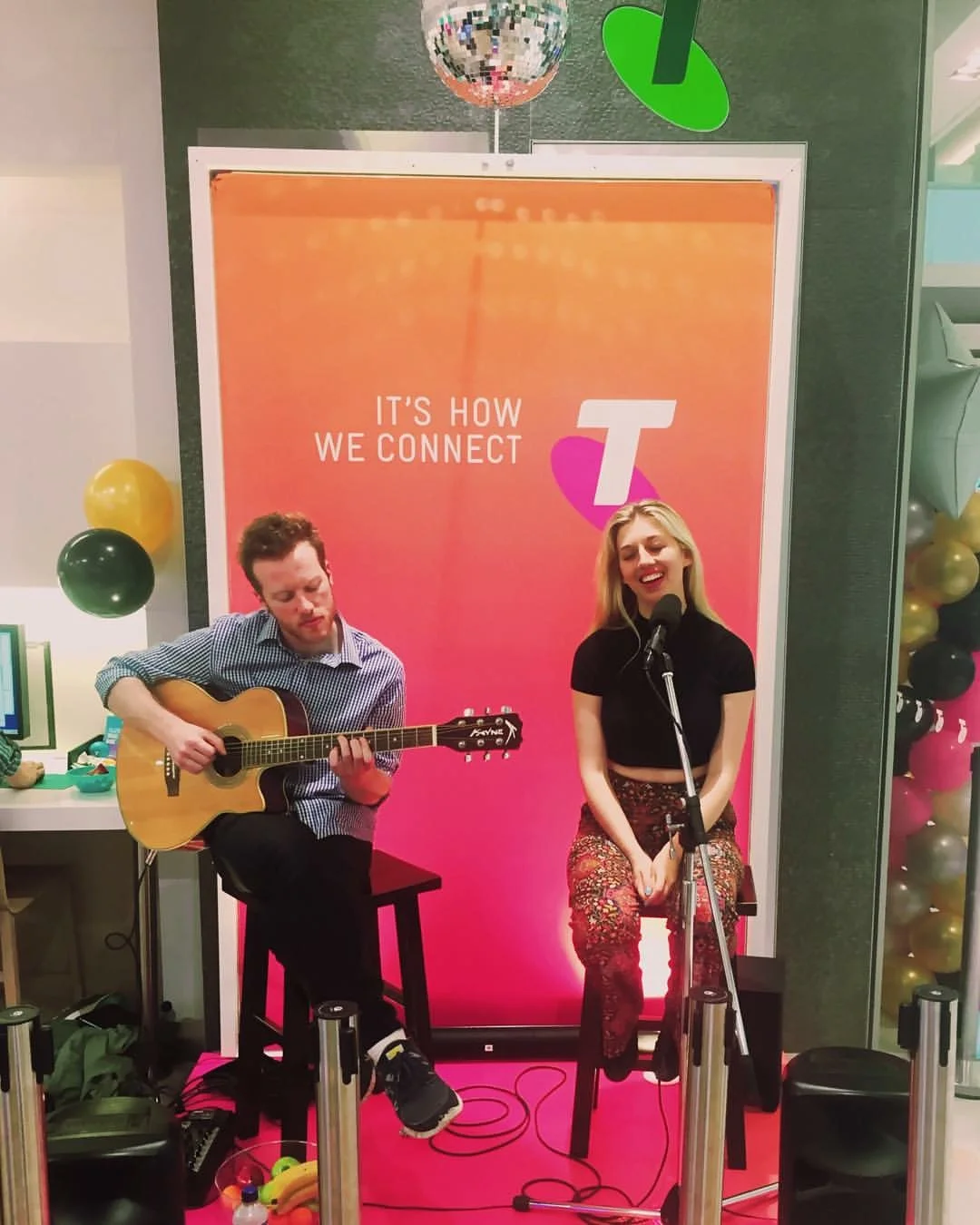 Telstra Instore Busking Activation