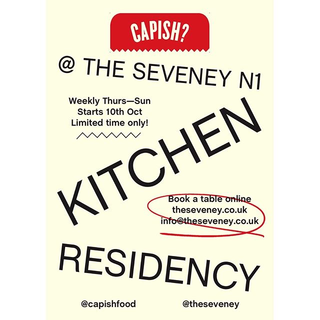 🚨 New residency alert 🚨 
Big news guys, we&rsquo;re back with a new kitchen residency in October!

For those of you that maybe didn&rsquo;t know, I (RJ) have had my head down in all things dough related for the past 12 months, setting up the pizza 