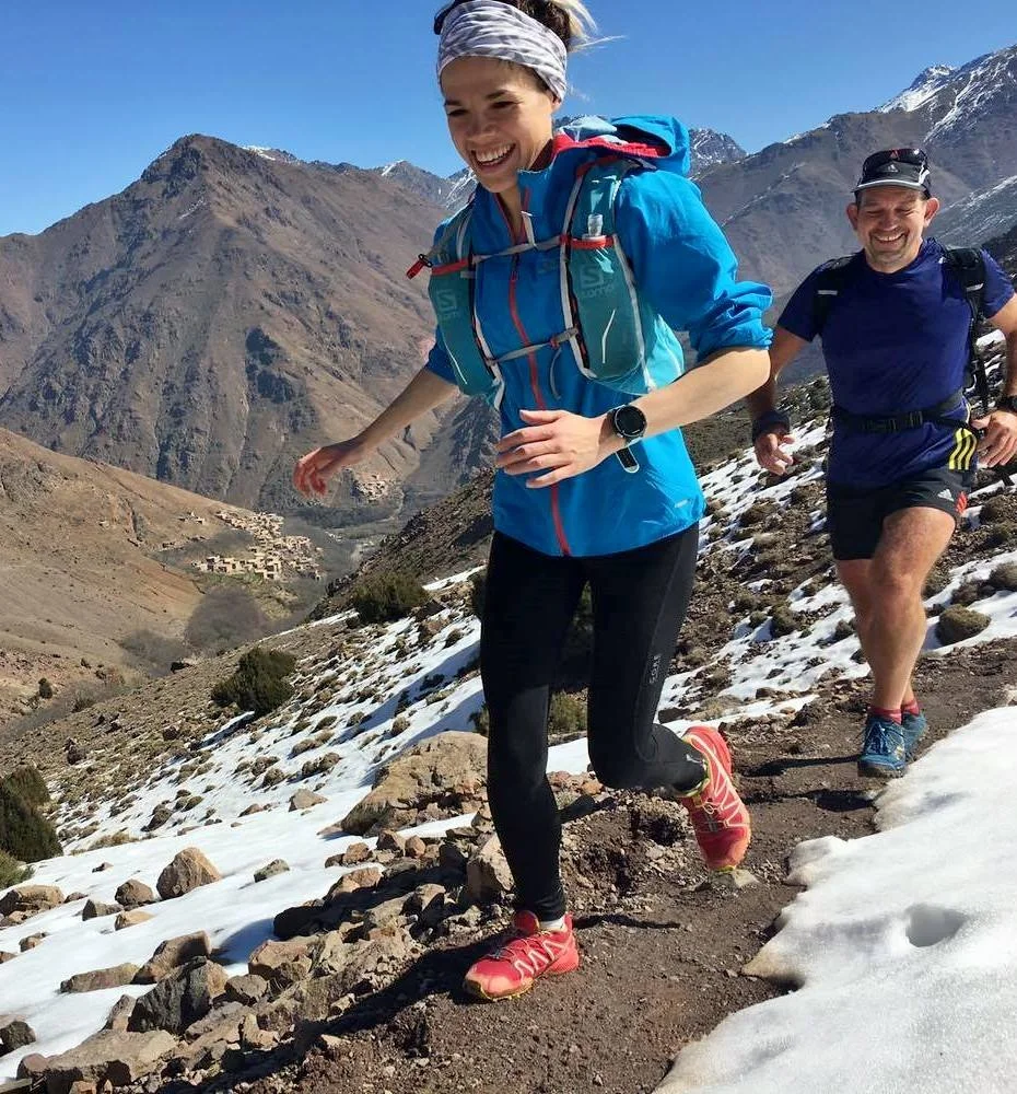Running on our recent reccie trip. Photo: J.Roberts