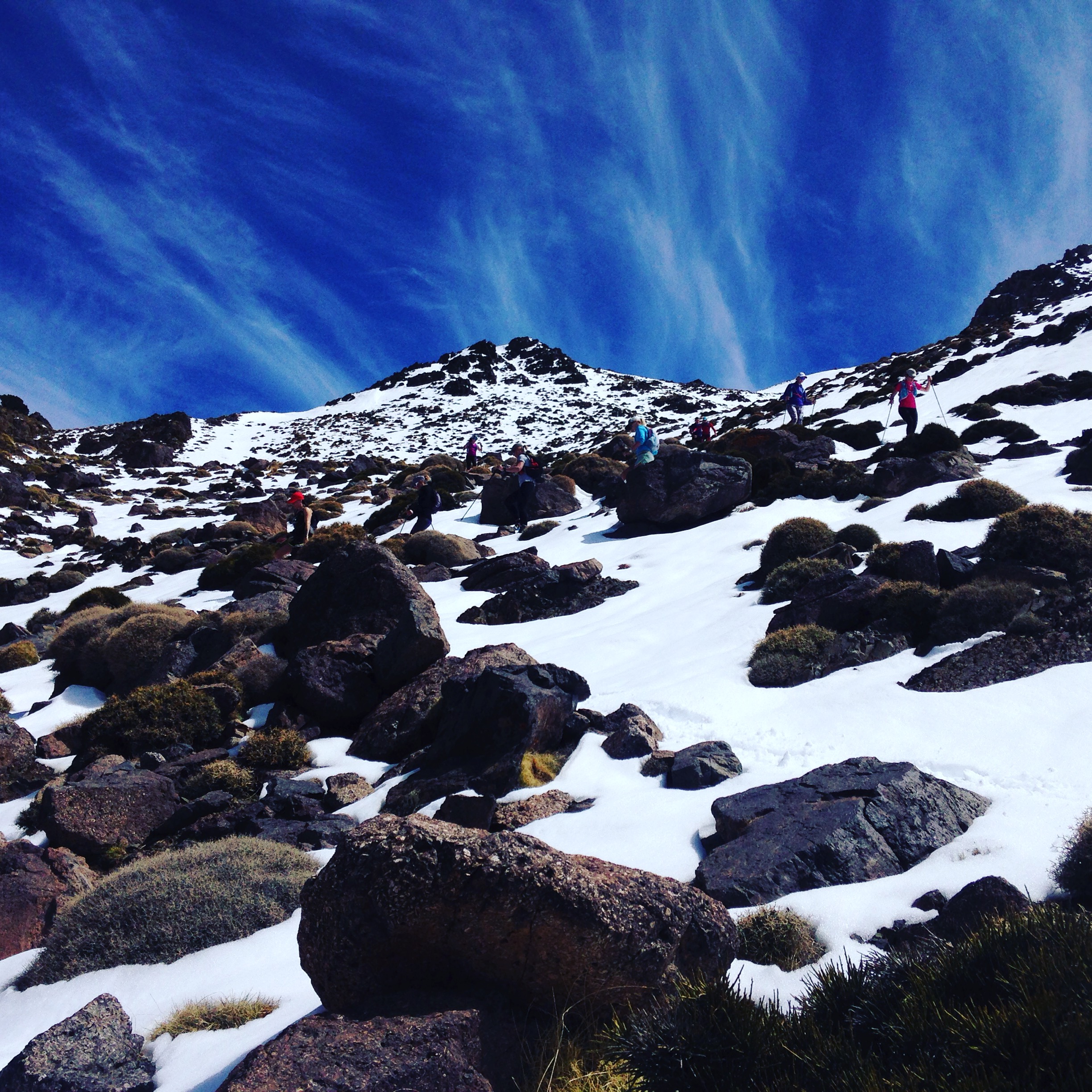 Rock and snow landscape, Day 1.