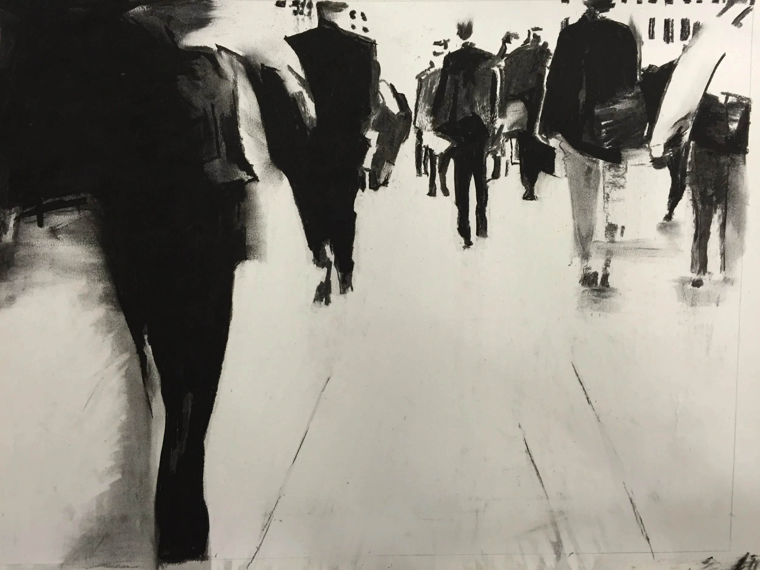 Charcoal Crowd
