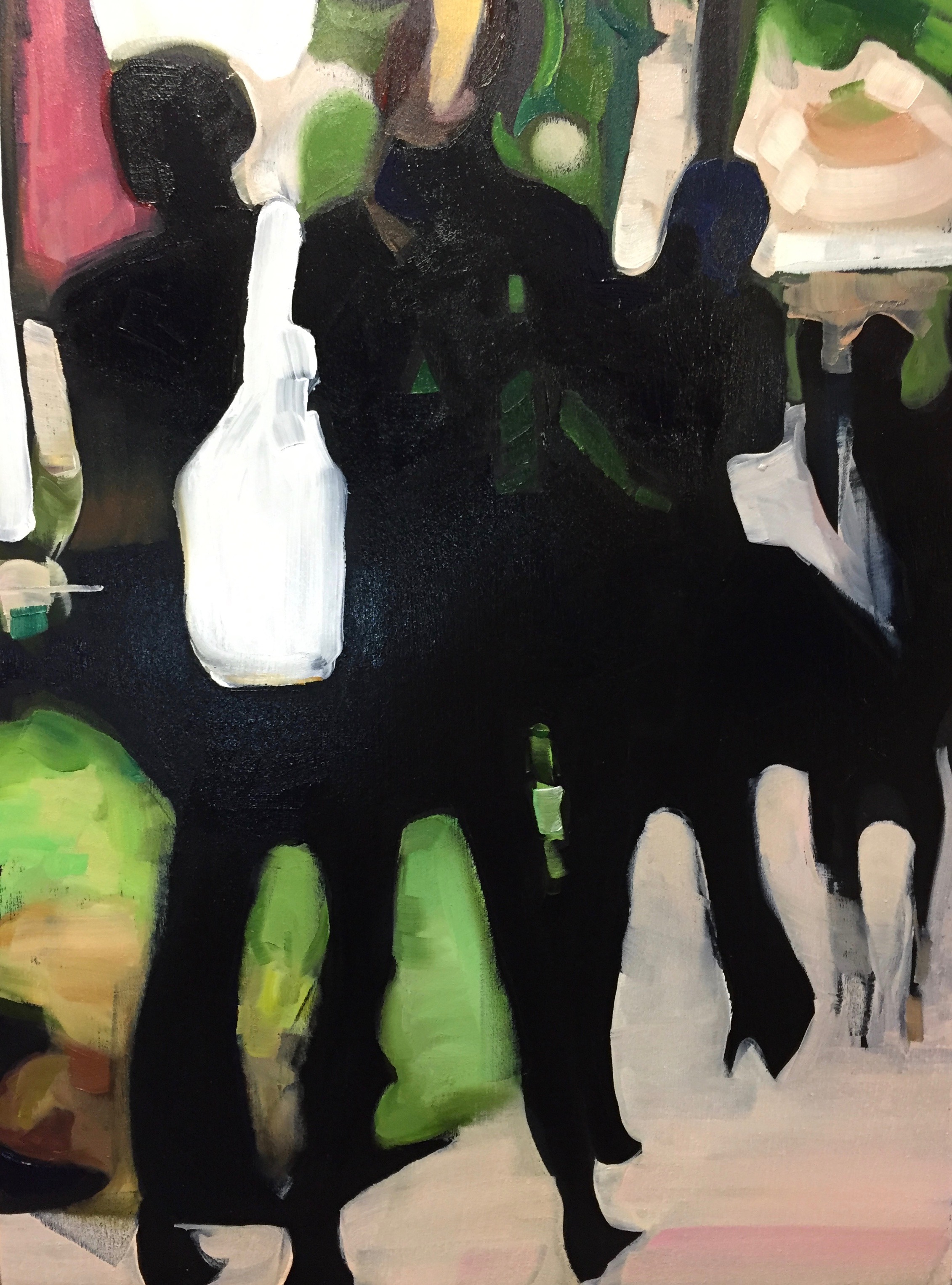 Homeward I oil on wooden panel 37x47cm framed