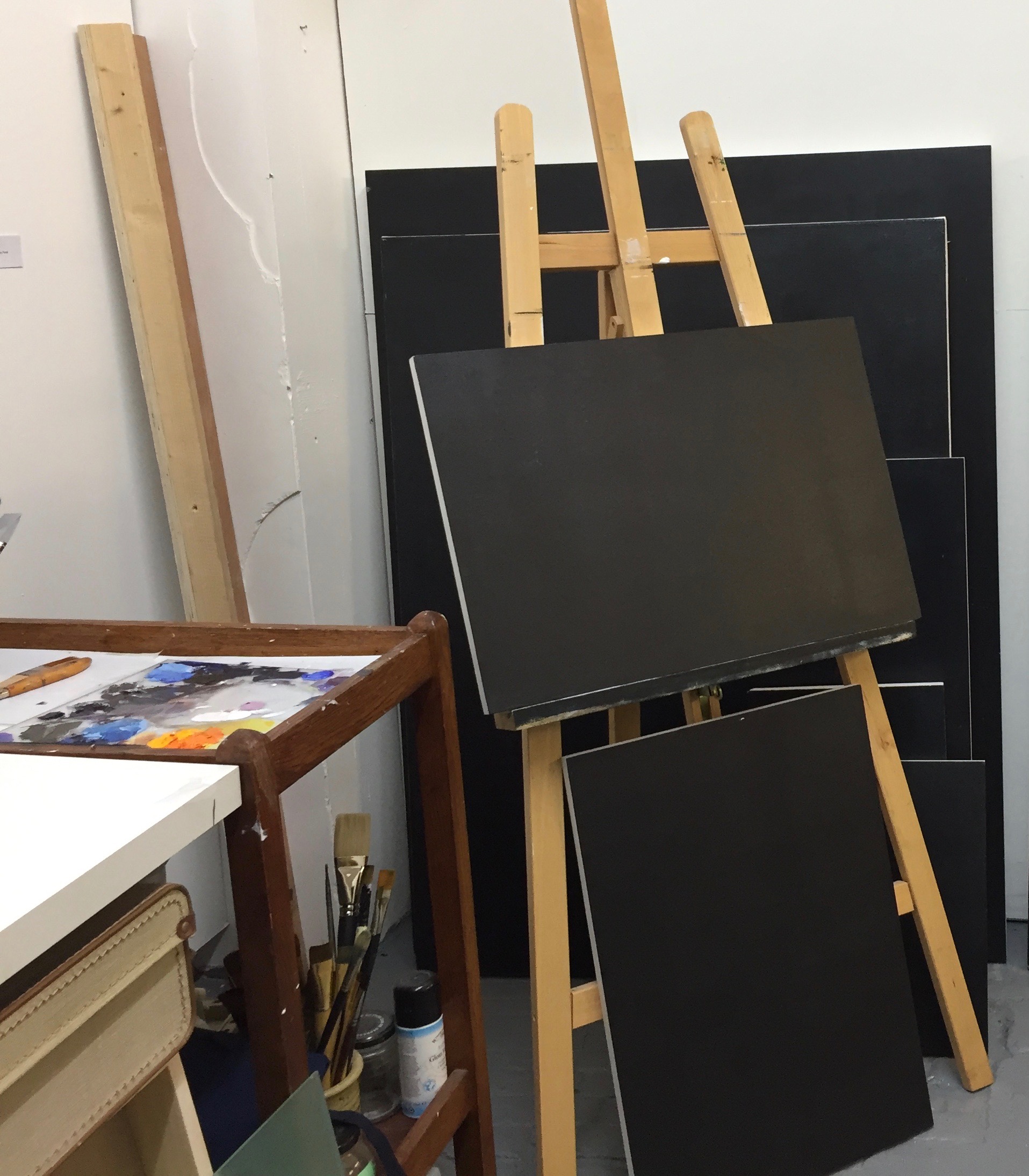 Wooden panels all prepared and ready to go