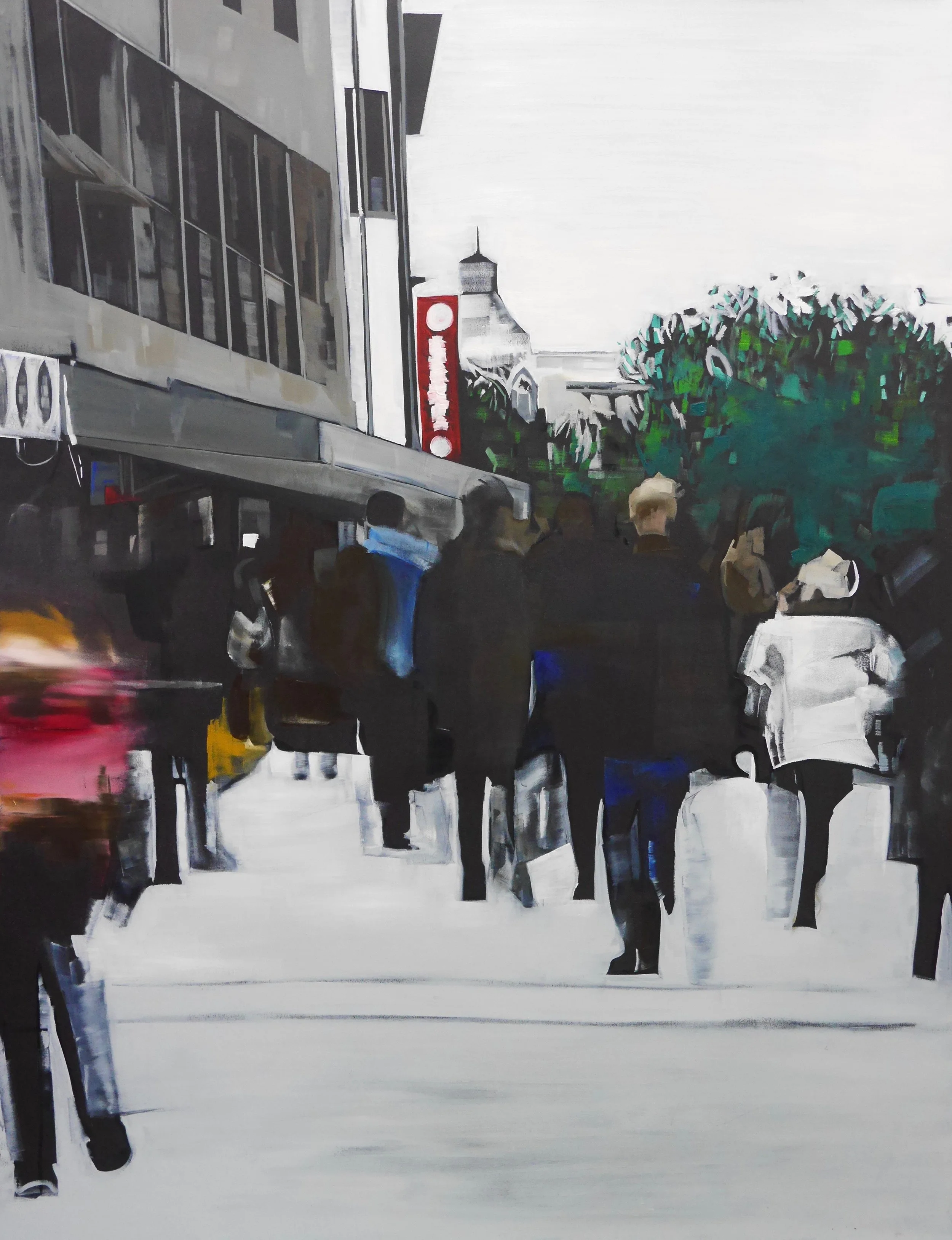 Back hOME - Oil on Wooden panel 120 x 100 cm