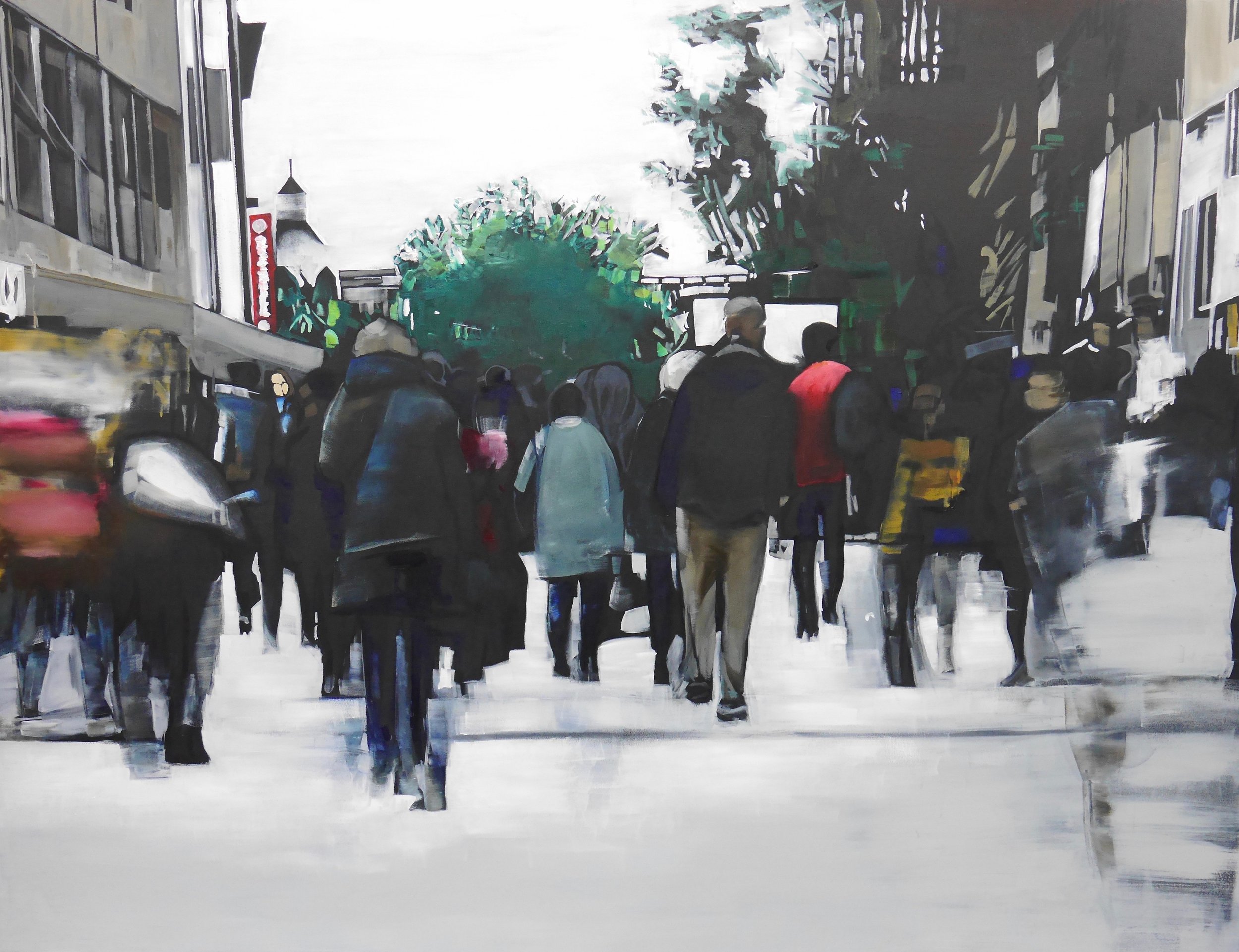 Returning Home Oil on wooden panel 120 x 100cm