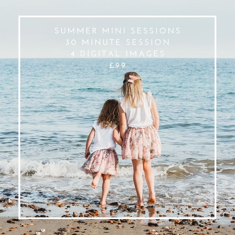 **Summer Mini Sessions Now Available** These are  perfect if you haven't had professional photos done before and as most of won't be going on holiday this year, then why don't you treat yourself to some gorgeous photos of your family. 
If you would l