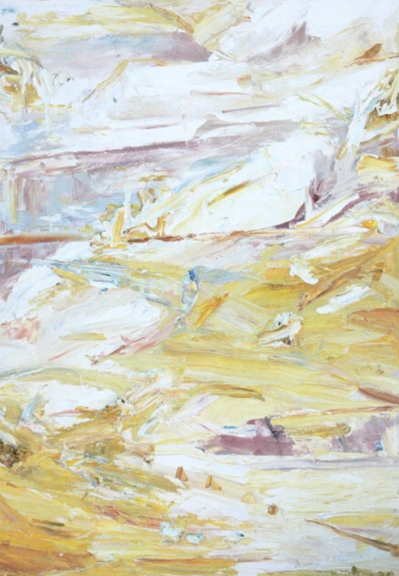  # 33  Yellow and White  by Jodie Maurer  30" x 40" | Oil | $2,500.00     Status: Available  Current Location:  C. Parker Gallery  