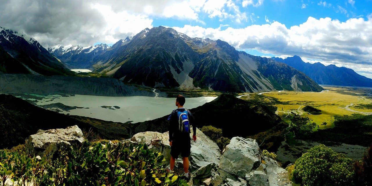 Sealy Tarns Track in Aoraki, Mount Cook National Park, New Zealand Photo credit: Brian Asher