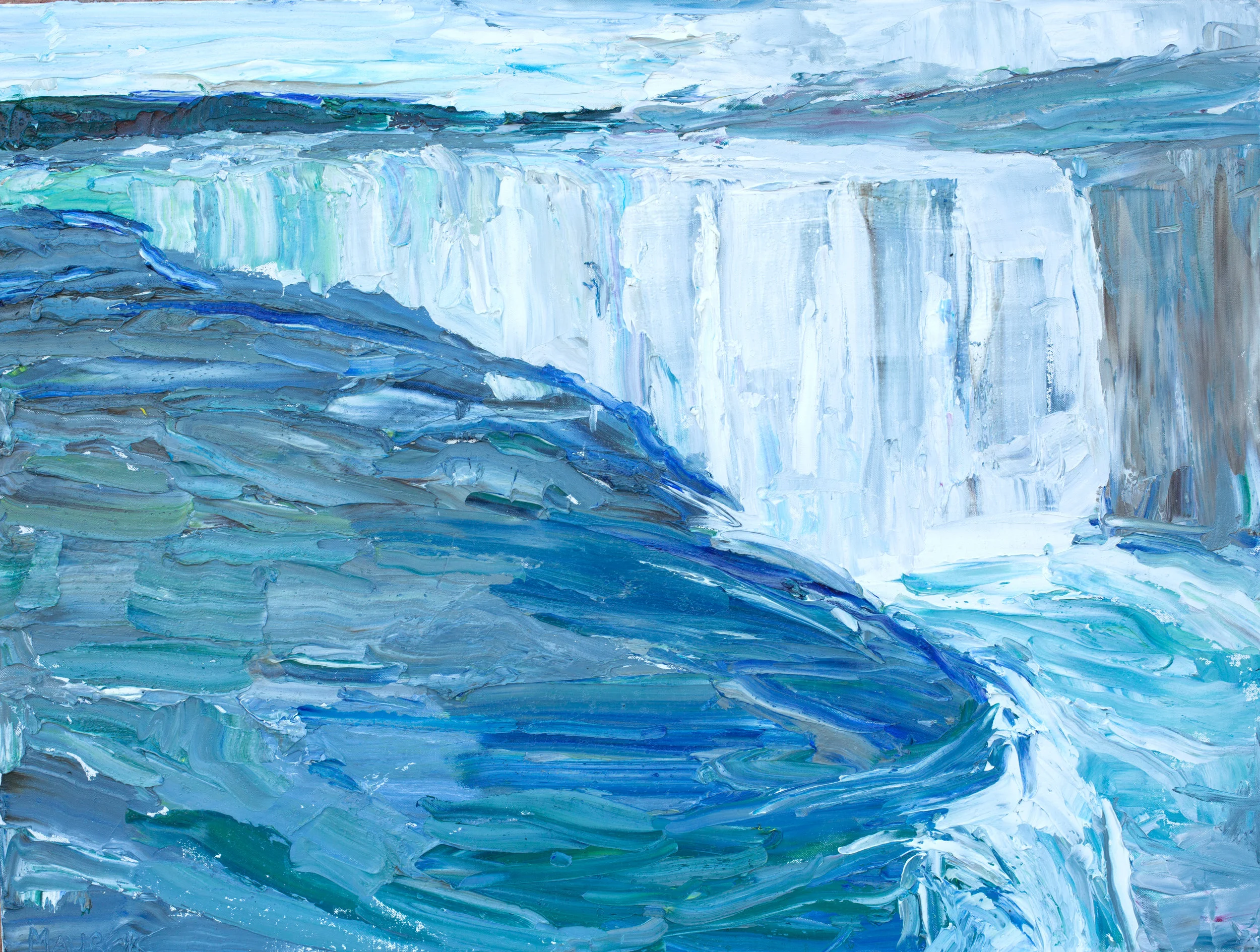 Niagara Falls, 30x40in, $3,000