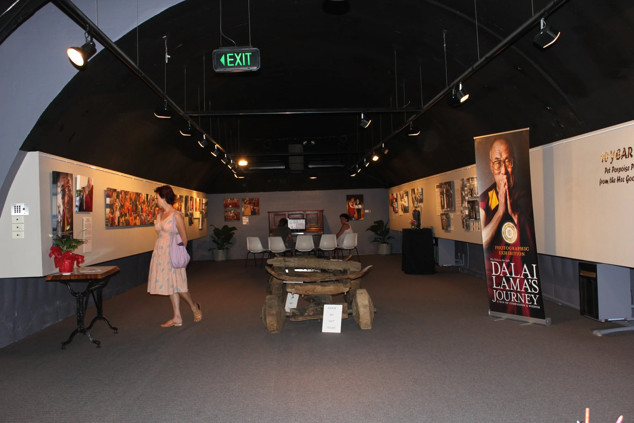 The Dalai Lama's Journey Exhibition Bunker Gallery, Coffs Harbour NSW, 2011
